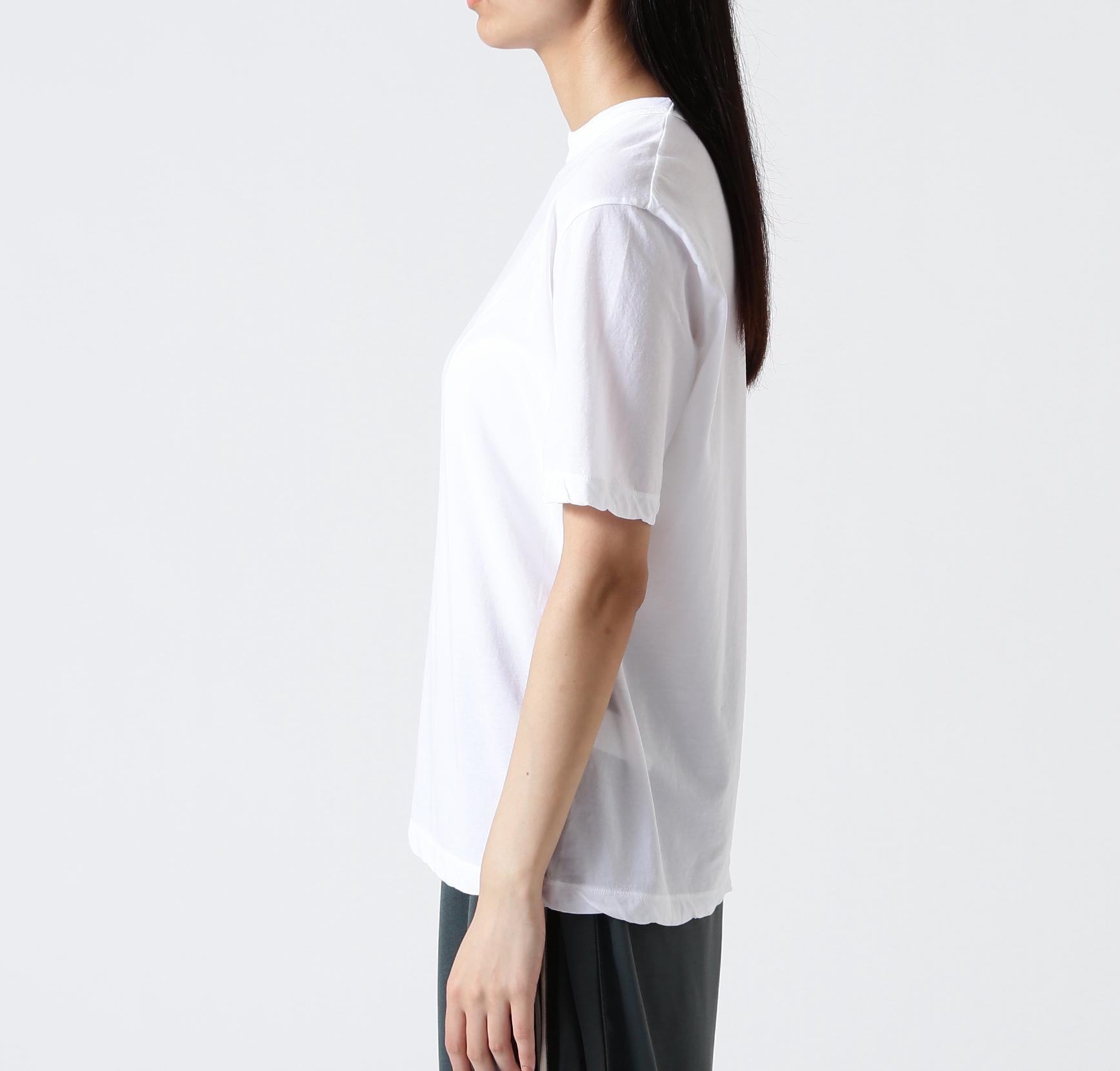 ATON (エイトン) FRESCA SINGLE JERSEY /STANDARD T-SHIRT ホワイト