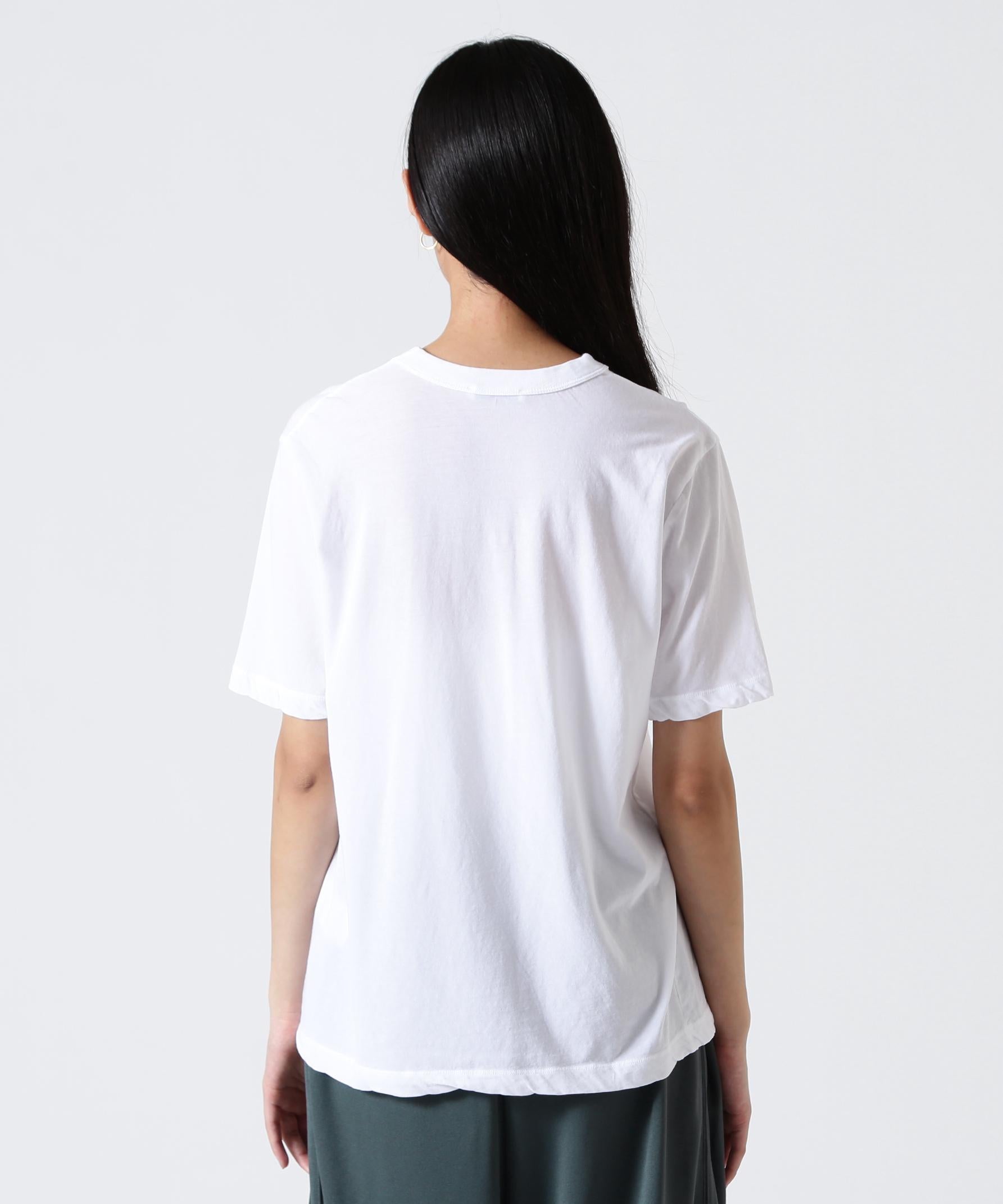 ATON (エイトン) FRESCA SINGLE JERSEY /STANDARD T-SHIRT ホワイト