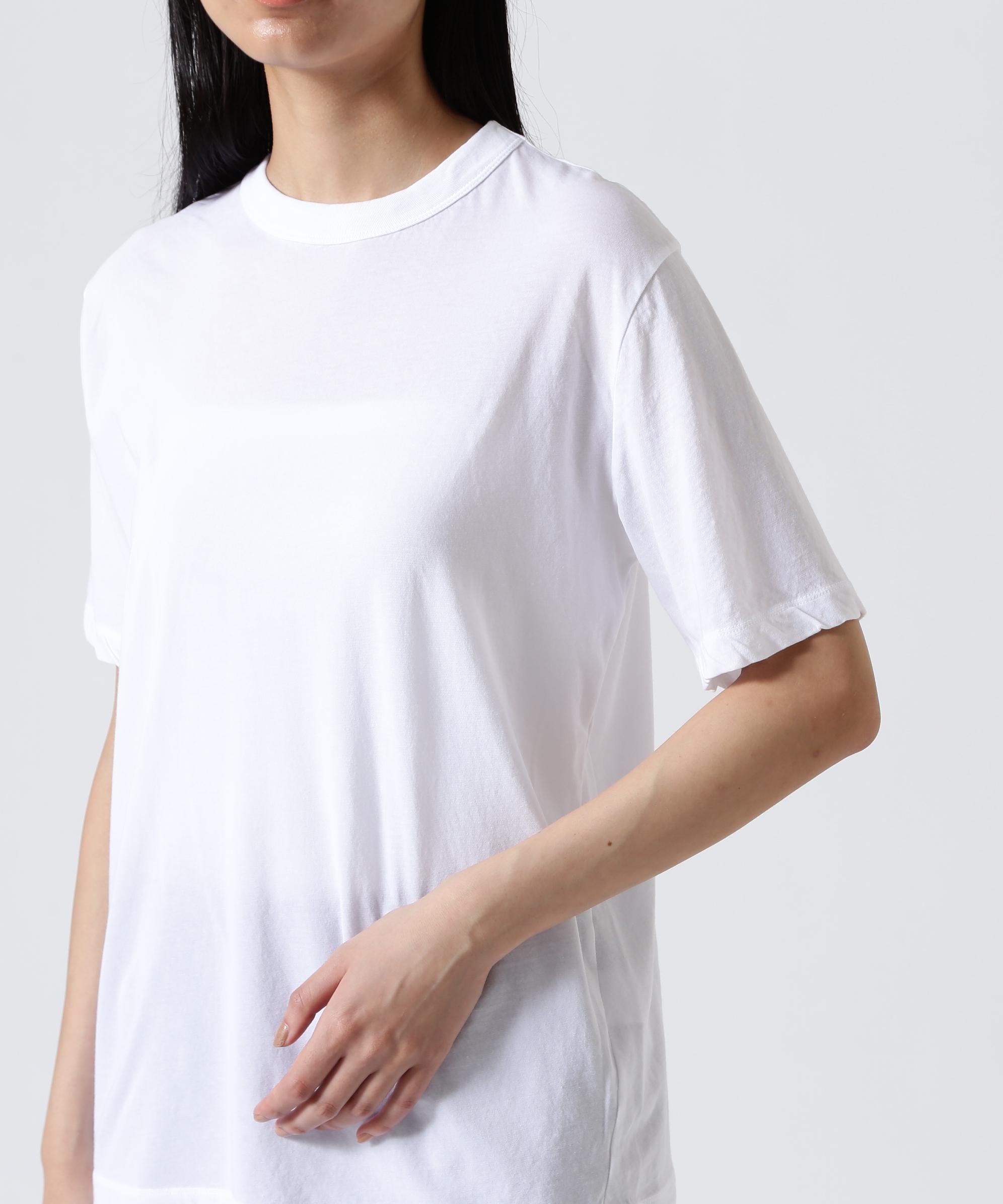 ATON (エイトン) FRESCA SINGLE JERSEY /STANDARD T-SHIRT ホワイト