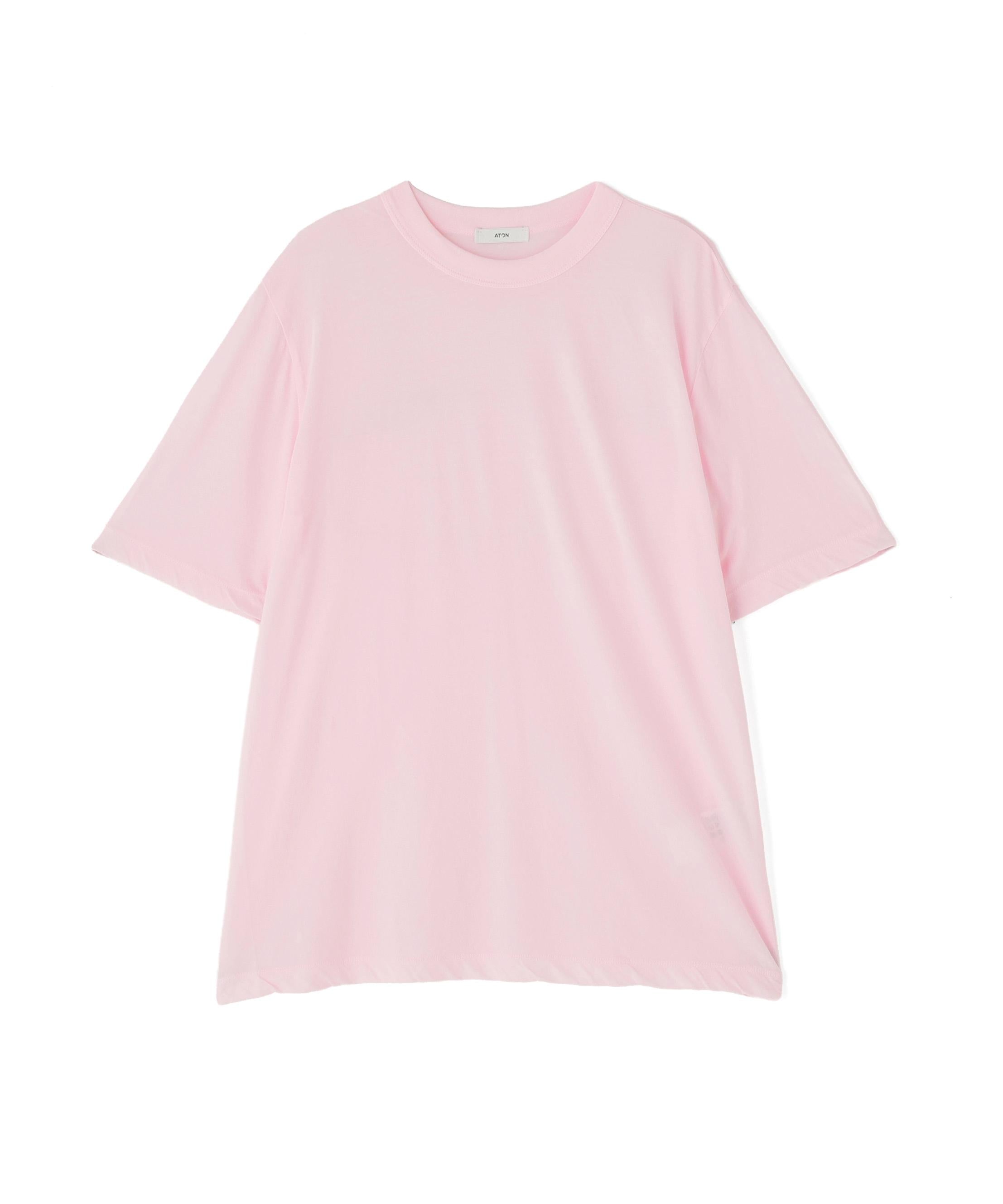 ATON (エイトン) FRESCA SINGLE JERSEY /STANDARD T-SHIRT ライトピンク3