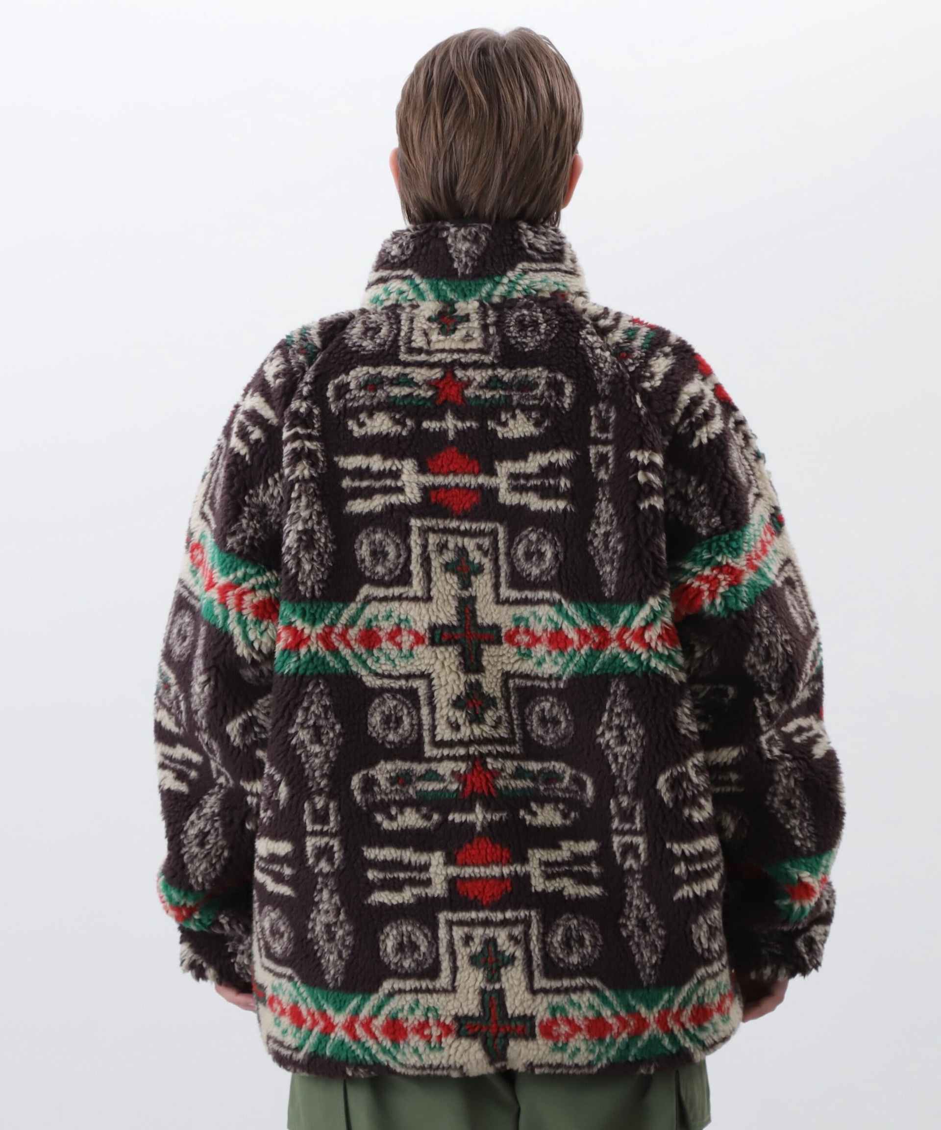 MANASTASH/マナスタッシュ/CHIMAYO FLEECE JACKET ブラウン
