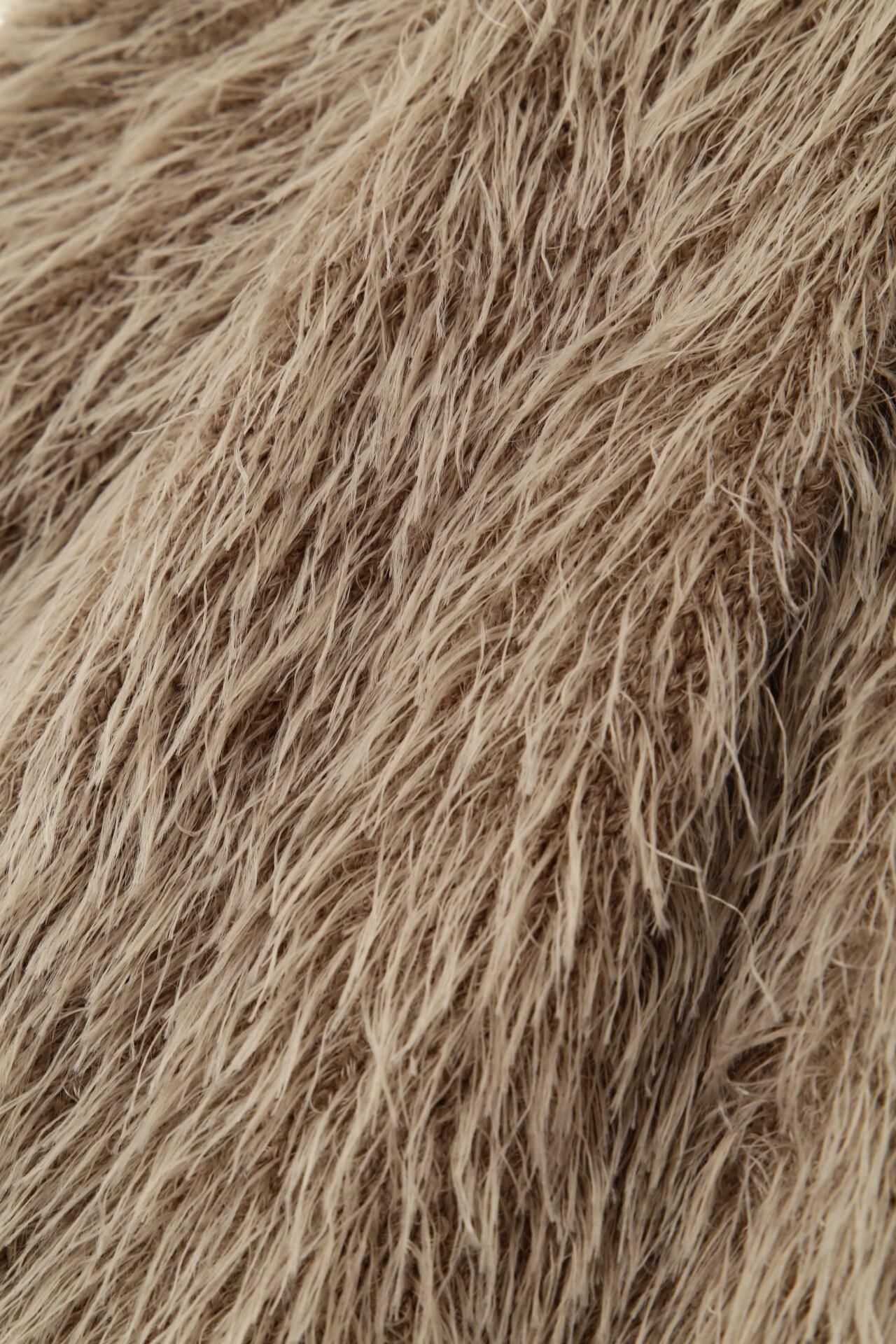 ◆フェザーコンビニットトップス モカ6