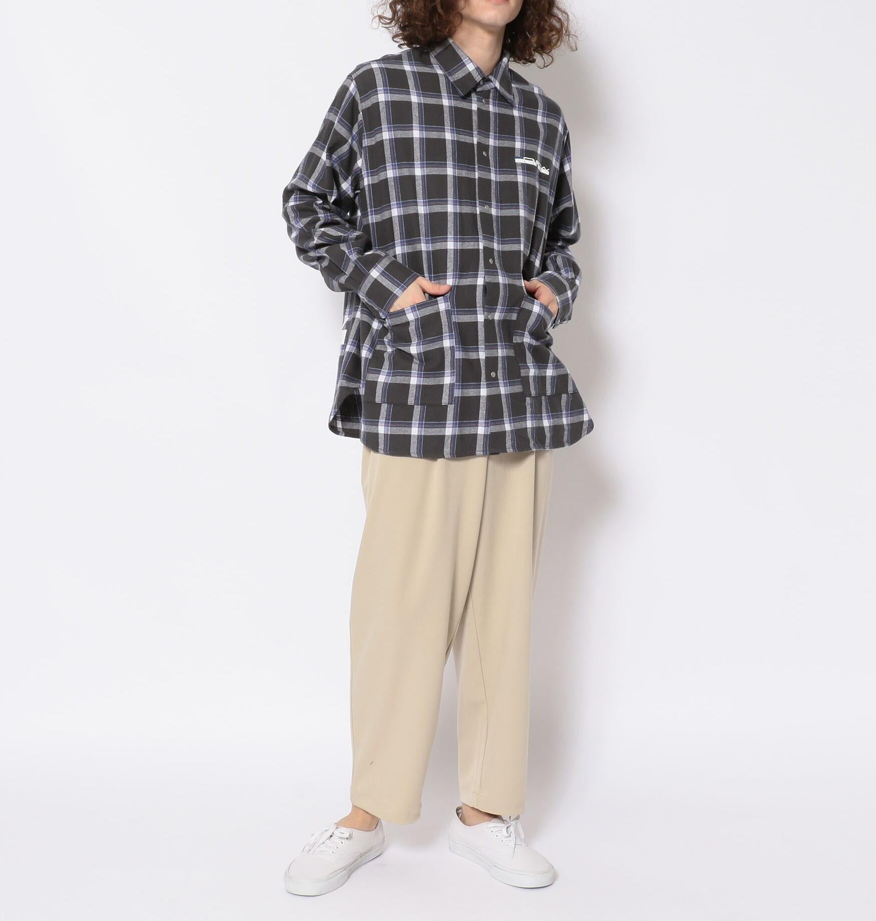LUSO>（ルーソル）RLINDHOOK SHI>TSブラインドフックシャツ グレー