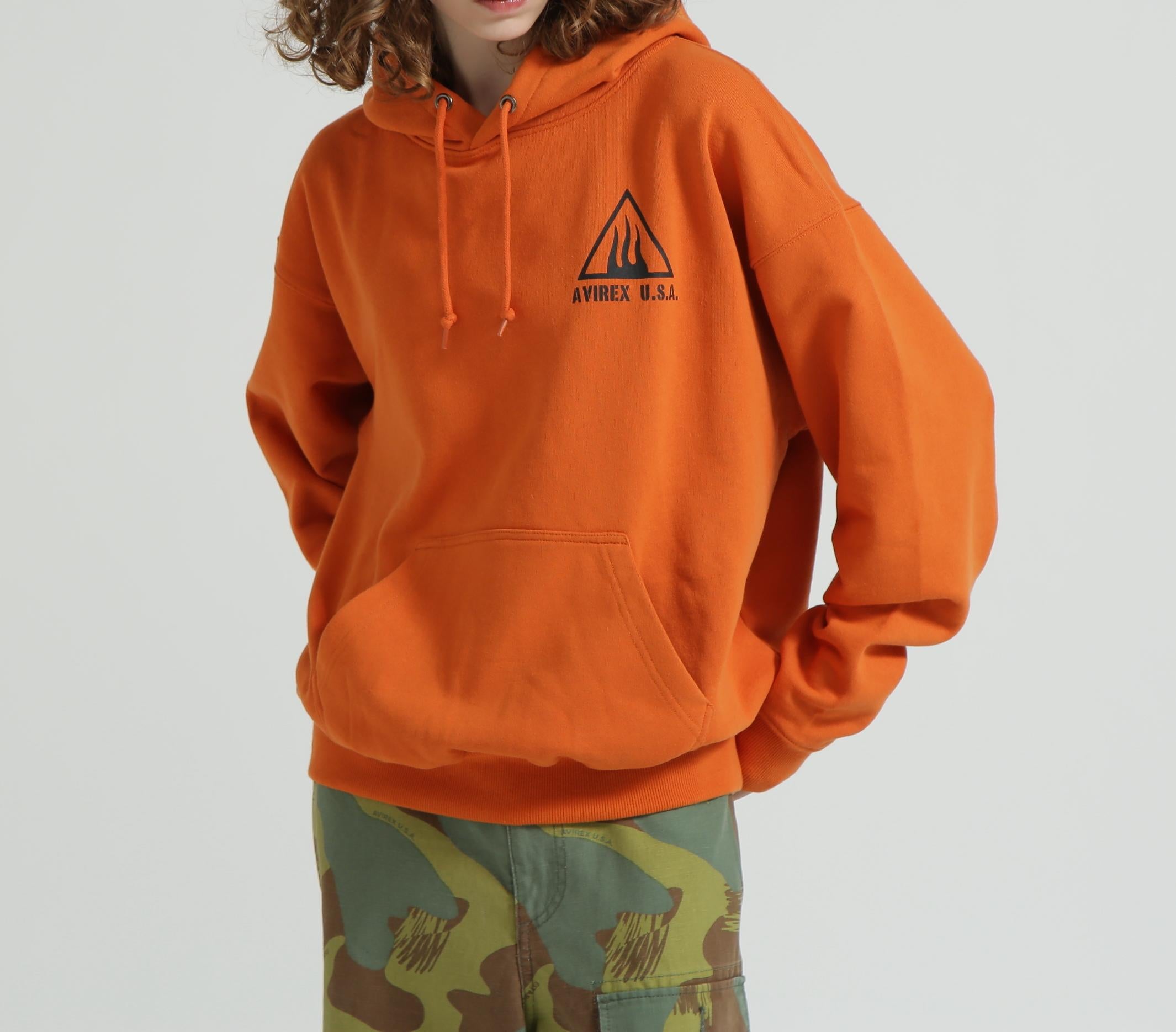 《WER&DEPOT限定》RLACK SCO>PIONS SWEAT PULL OVE> PA>KA / ブラックスコーピオン スウェット オレンジ