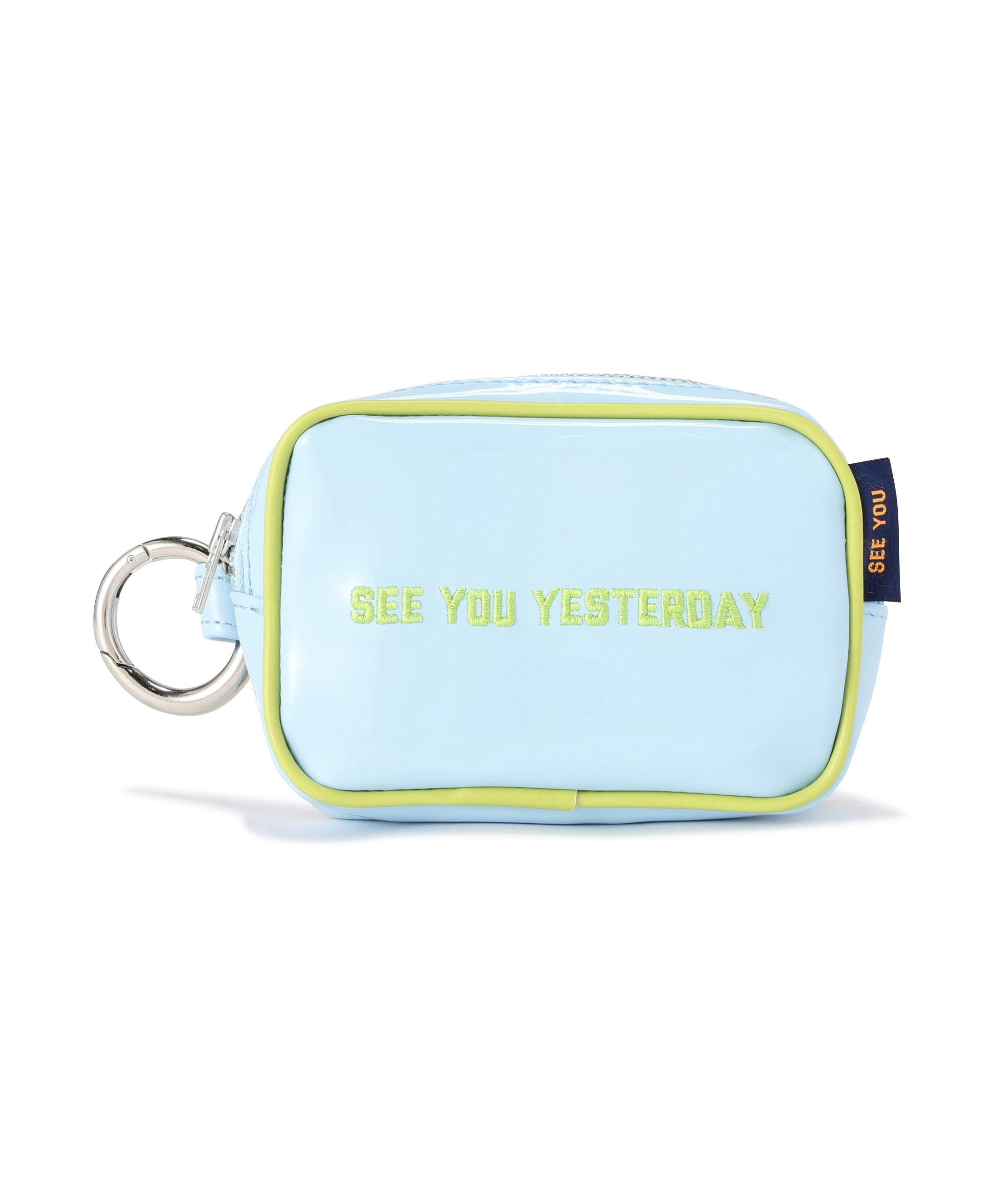 SEE YOU YESTERDAY/シーユーイエスタディ/MINI POUCH ブルー