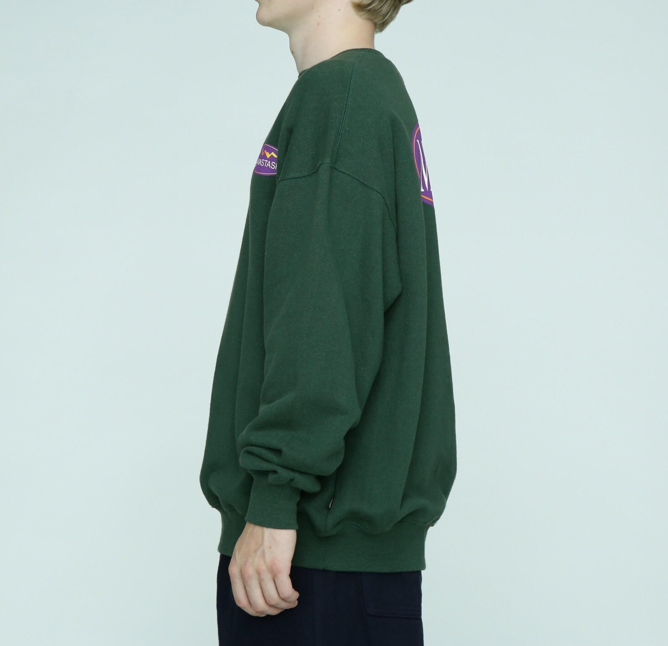 MANASTASH/CASCADE SWEATSHI>TS O>IGINAL LOGO ダークグリーン