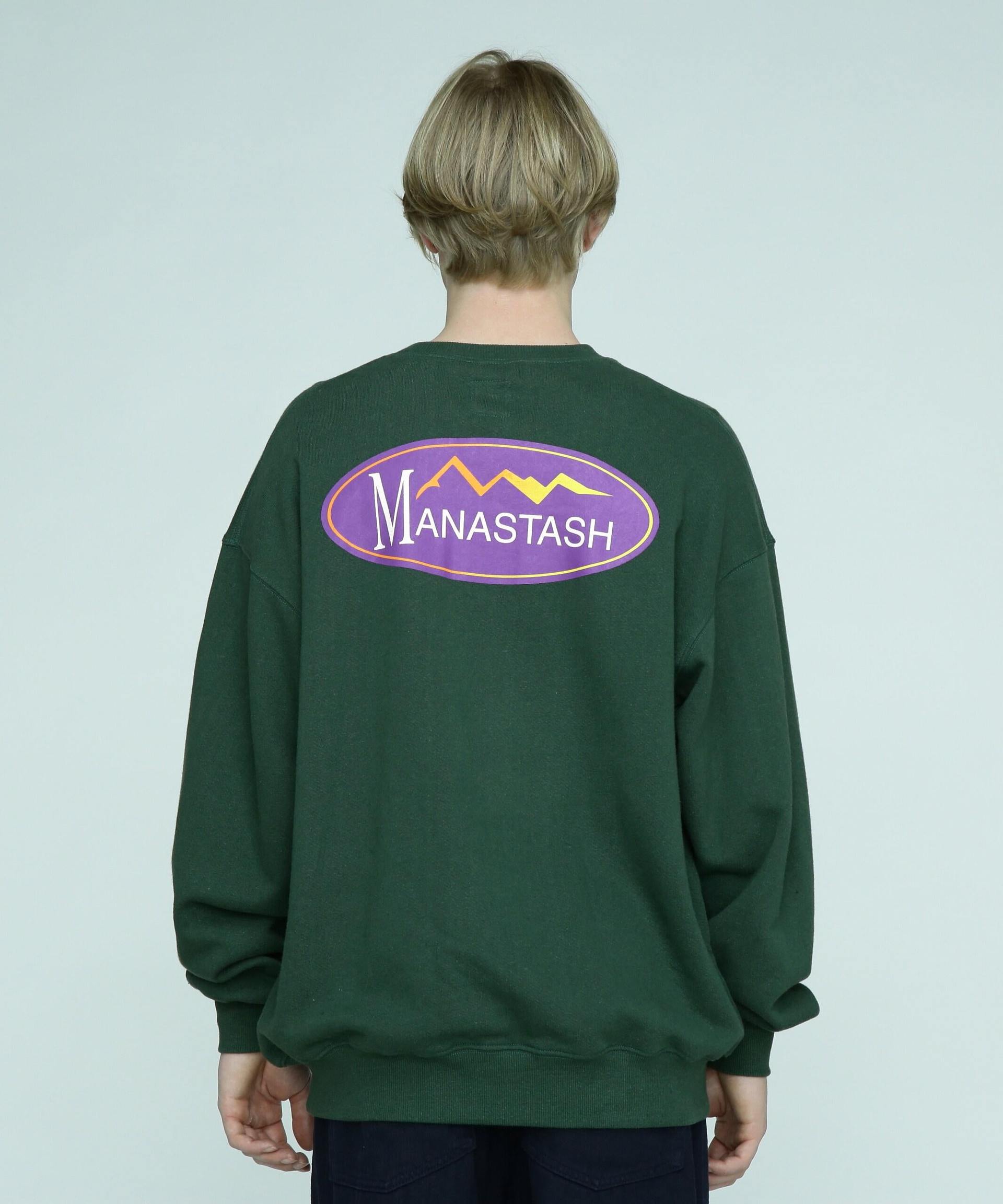 MANASTASH/CASCADE SWEATSHI>TS O>IGINAL LOGO ダークグリーン