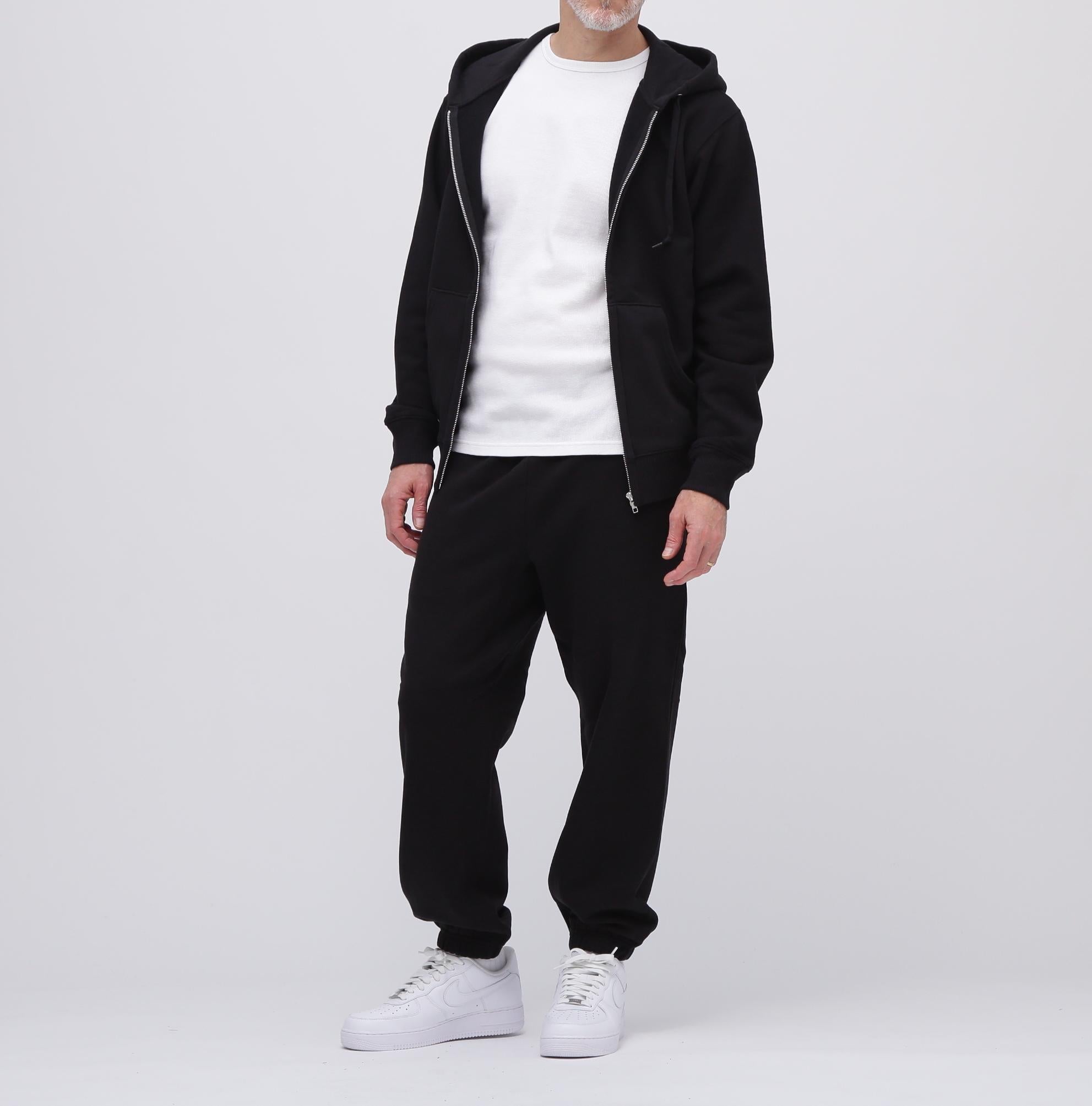 《DAILY/デイリー》ZIP UP SWEAT PARKA / ジップアップ スウェット パーカー / AVIREX /アヴィレックス ブラック