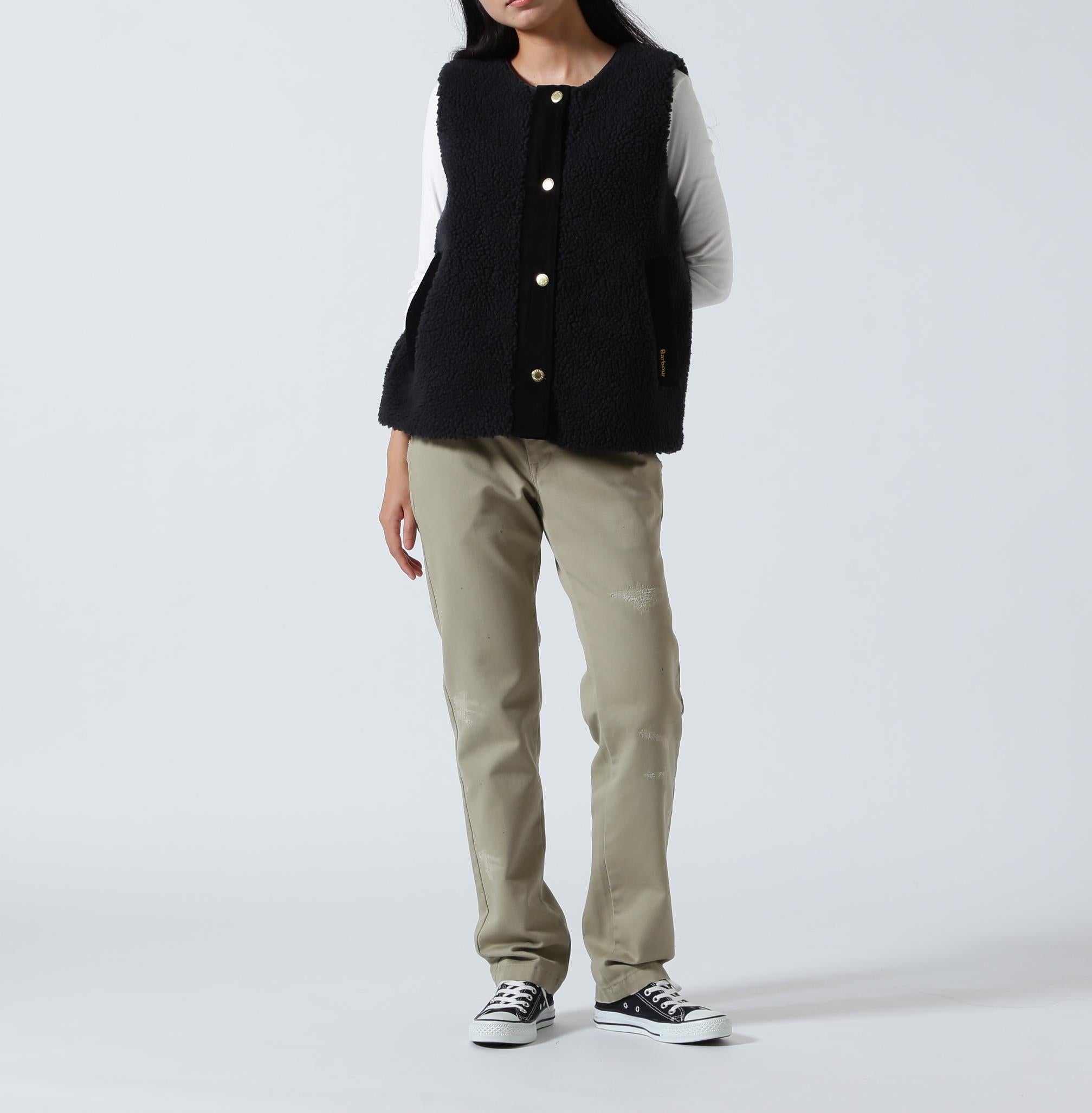 BARBOUR (バブアー) Dulsie ボア ライナー ベスト/252LLI0016 ブラック
