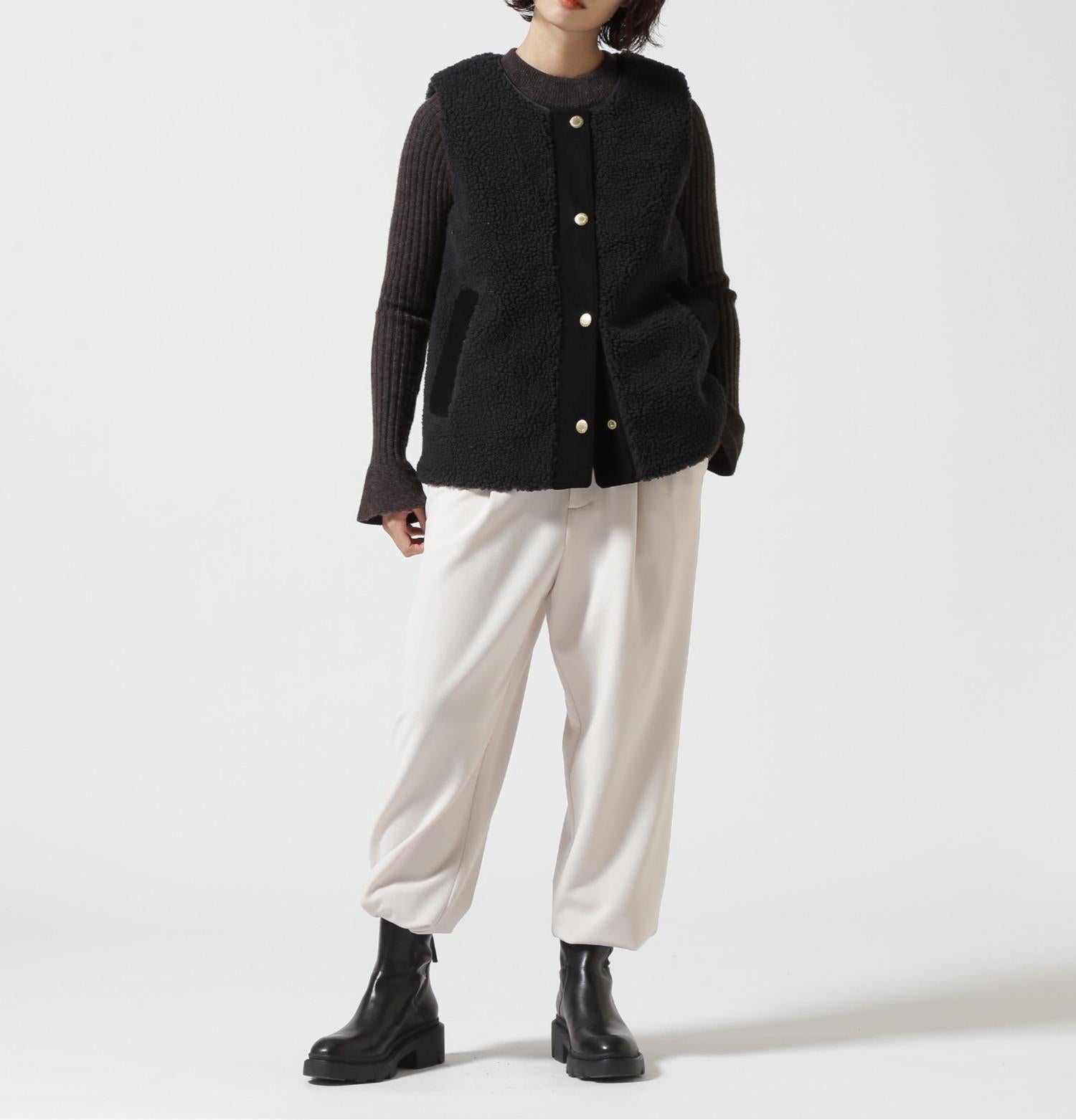 BARBOUR (バブアー) Dulsie ボア ライナー ベスト/252LLI0016 ブラック
