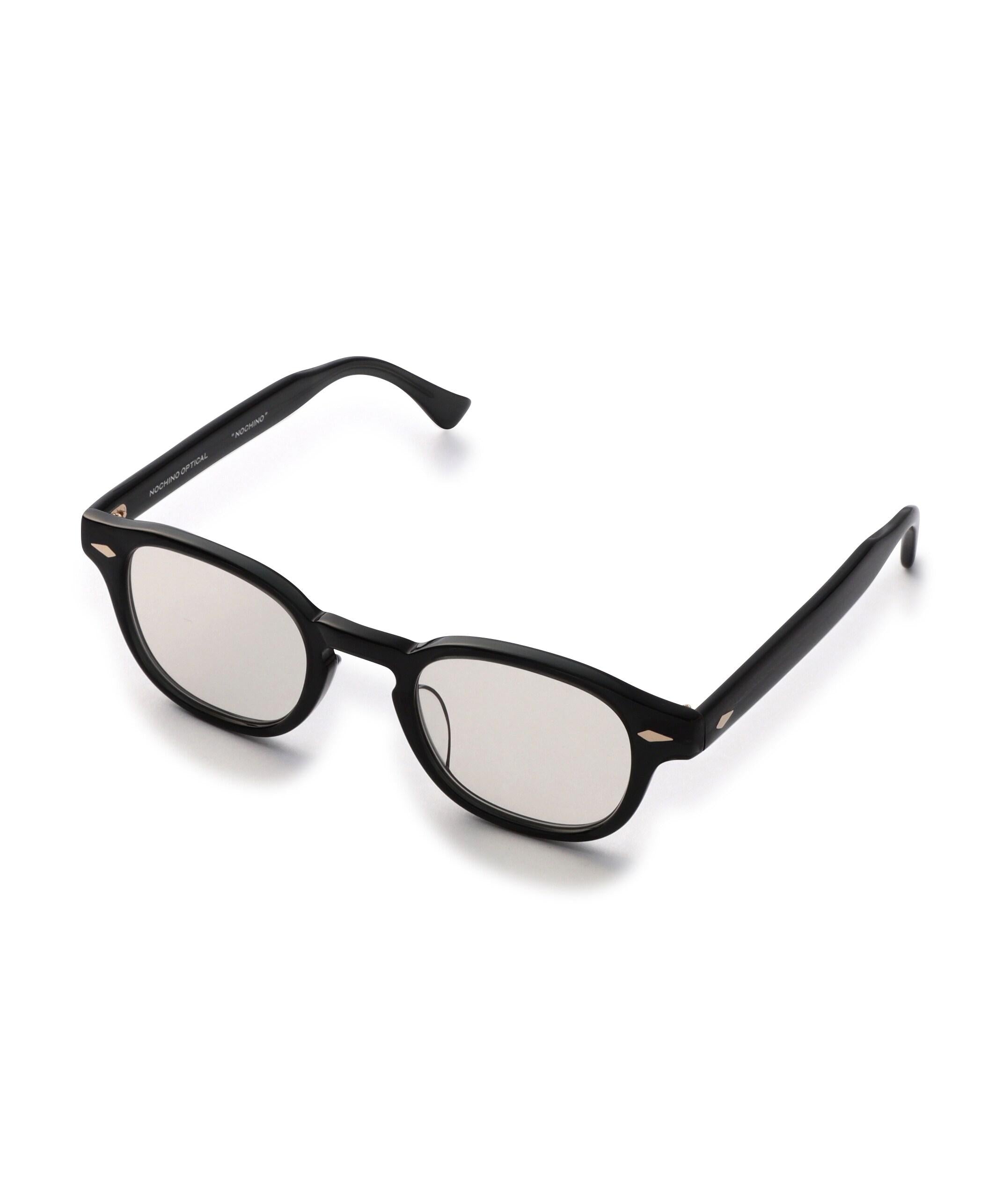 NOCHINO OPTICAL<ノチノ オプティカル 別注NOCHINO/T>ANSPA>ENT RLUE G>EYｘR>OWN LENS ブルーグレー5