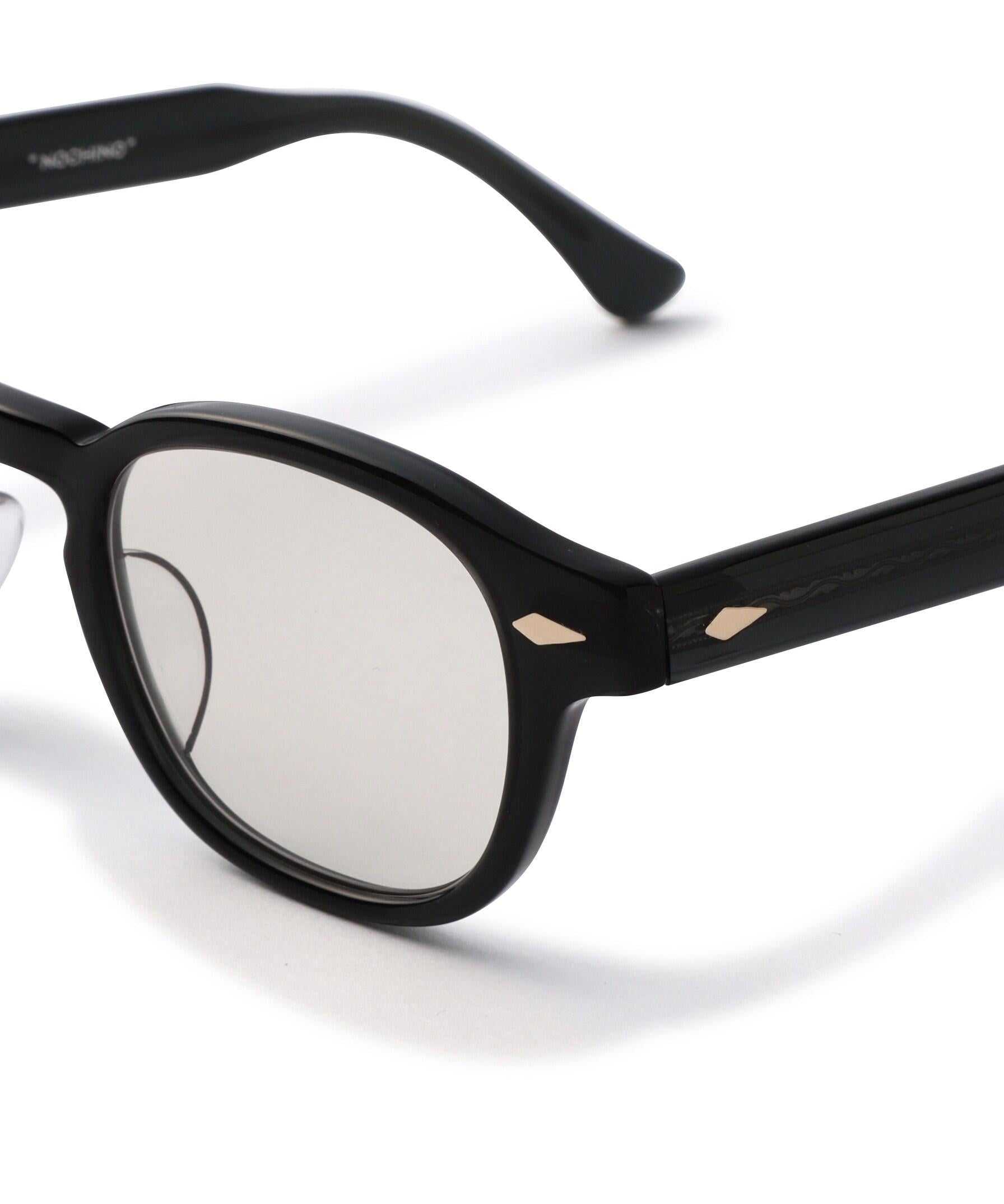 NOCHINO OPTICAL<ノチノ オプティカル 別注NOCHINO/T>ANSPA>ENT RLUE G>EYｘR>OWN LENS ブルーグレー5