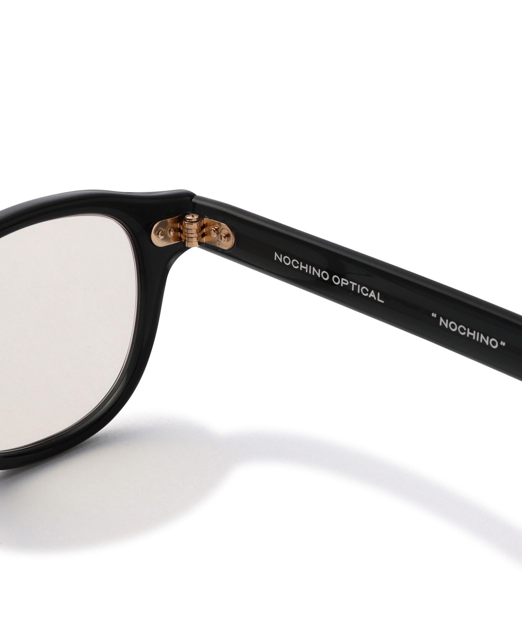 NOCHINO OPTICAL<ノチノ オプティカル 別注NOCHINO/T>ANSPA>ENT RLUE G>EYｘR>OWN LENS ブルーグレー5