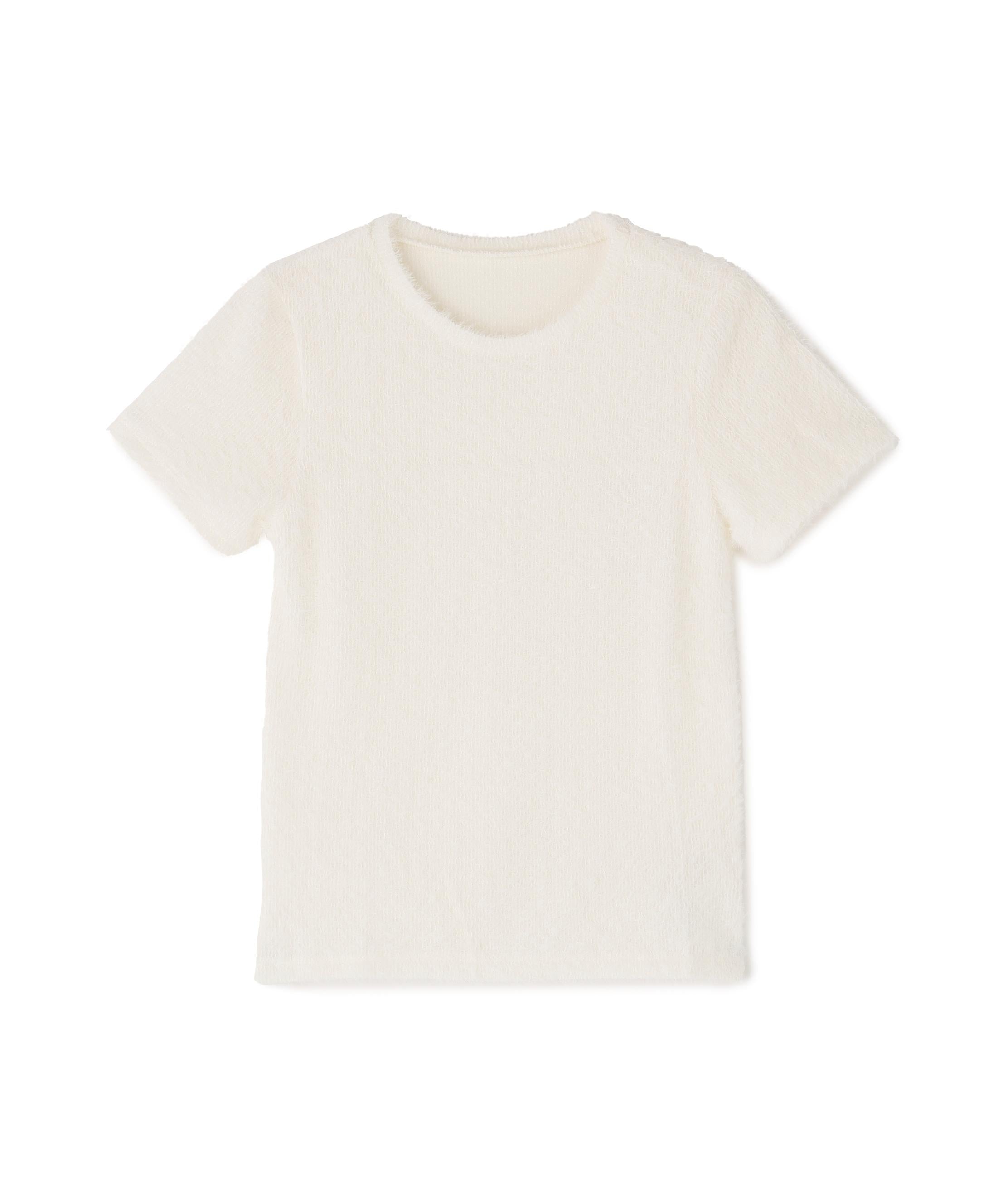 フェザータッチTシャツ オフホワイト1