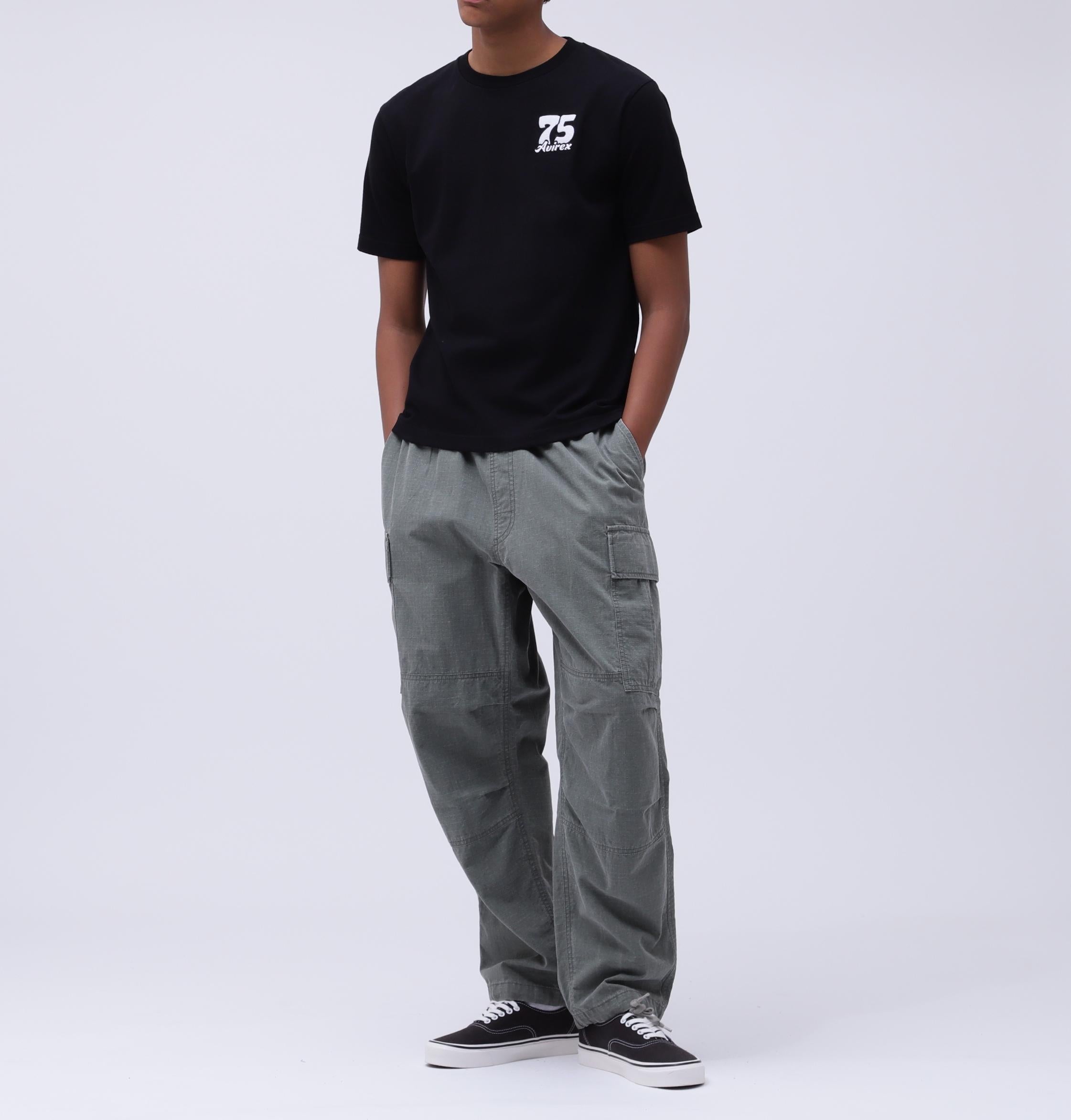 《WER&DEPOT限定》TOMCAT EMR>OIDE>Y T-SHI>T / トムキャット エンブロイダリー Tシャツ  ブラック