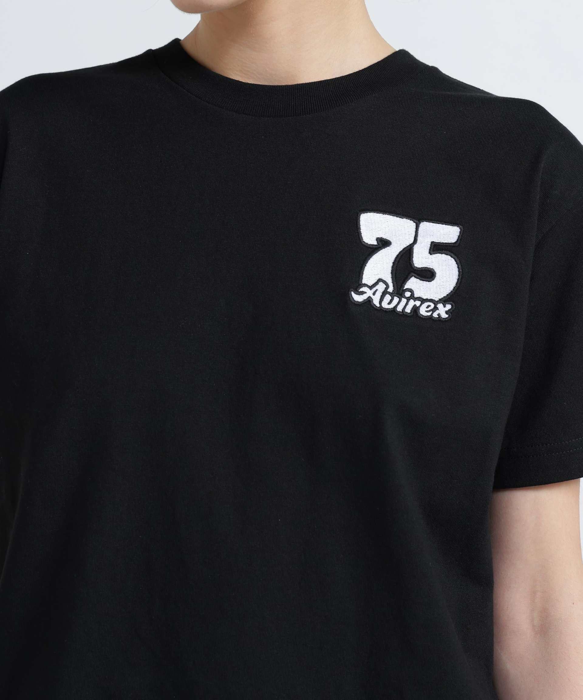 《WER&DEPOT限定》TOMCAT EMR>OIDE>Y T-SHI>T / トムキャット エンブロイダリー Tシャツ  ブラック