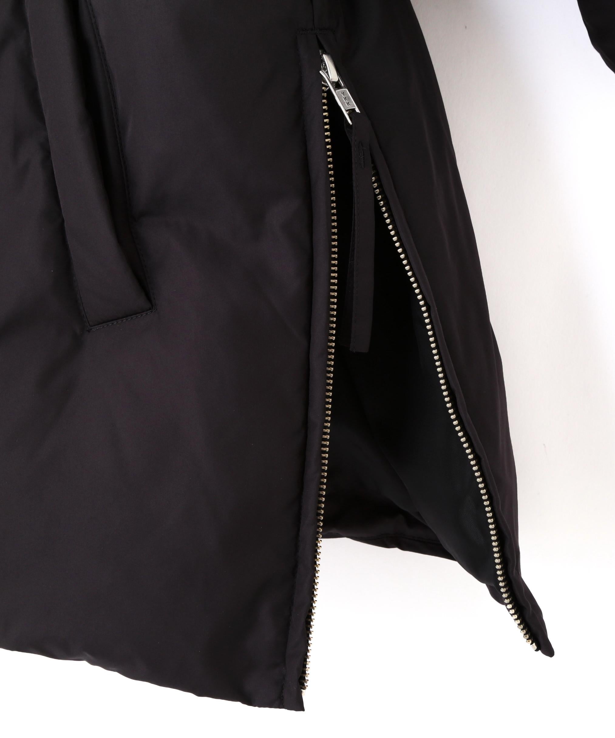 シームレスミドルダウン ブラック