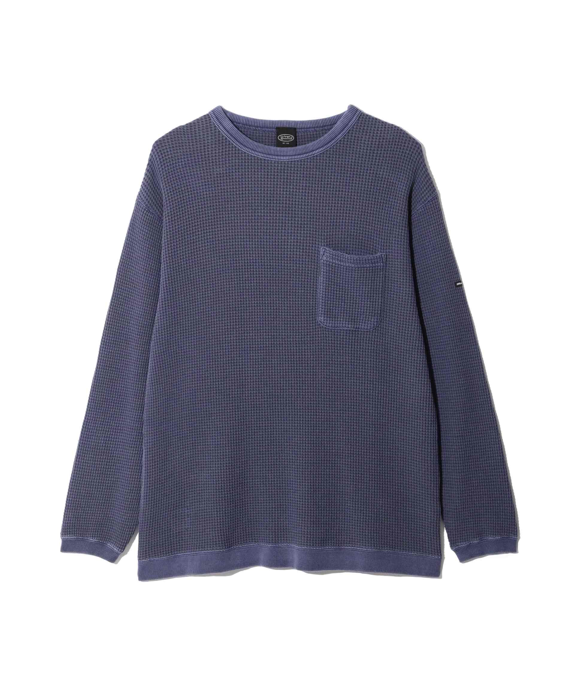 MANASTASH/マナスタッシュ/ HEAVY SNUG THERMAL L/S TEE ネイビー