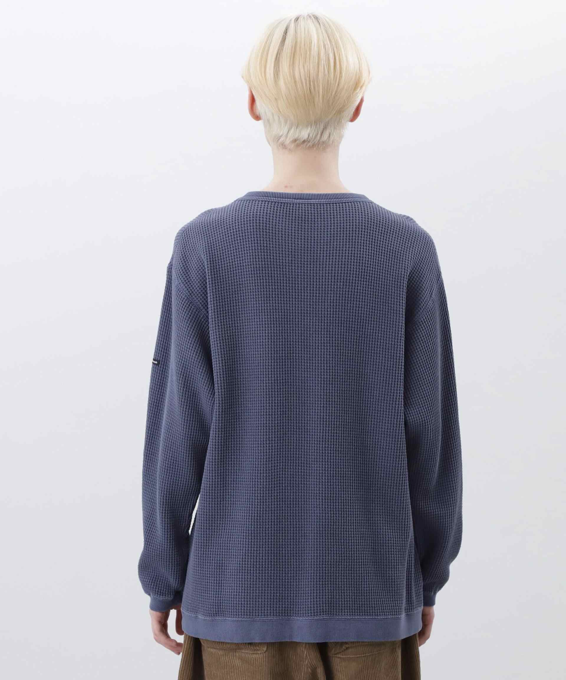 MANASTASH/マナスタッシュ/ HEAVY SNUG THERMAL L/S TEE ネイビー
