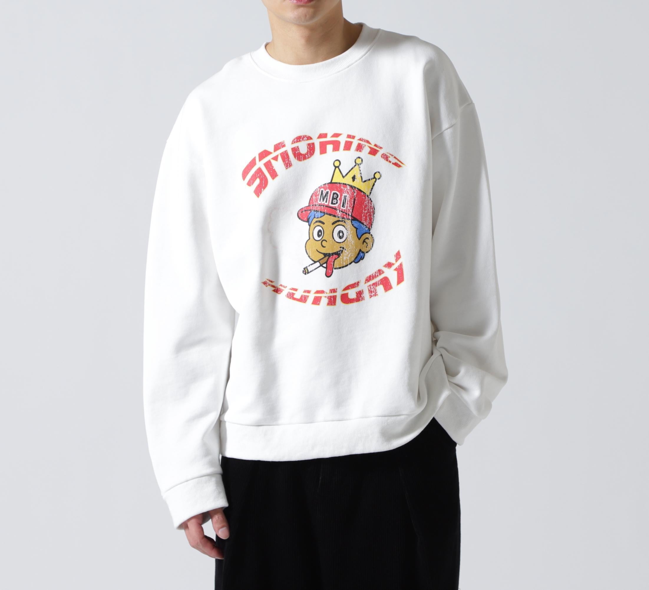 FR(13)NDS /フレンズ/Smoking Min Boy SWEAT CREW オフホワイト3