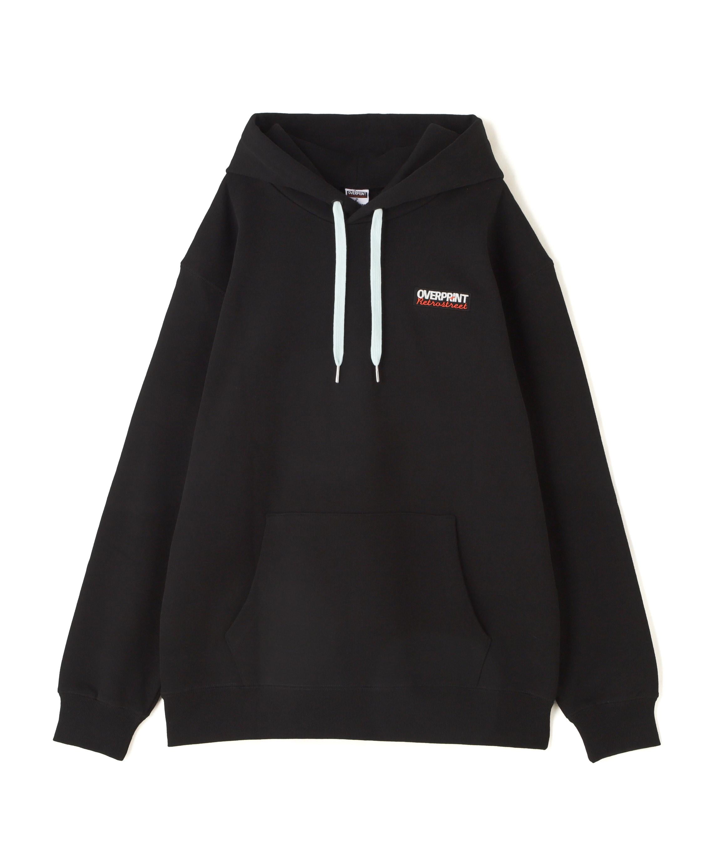 ovepint/オーバープリント/Deley Hoodie ブラック