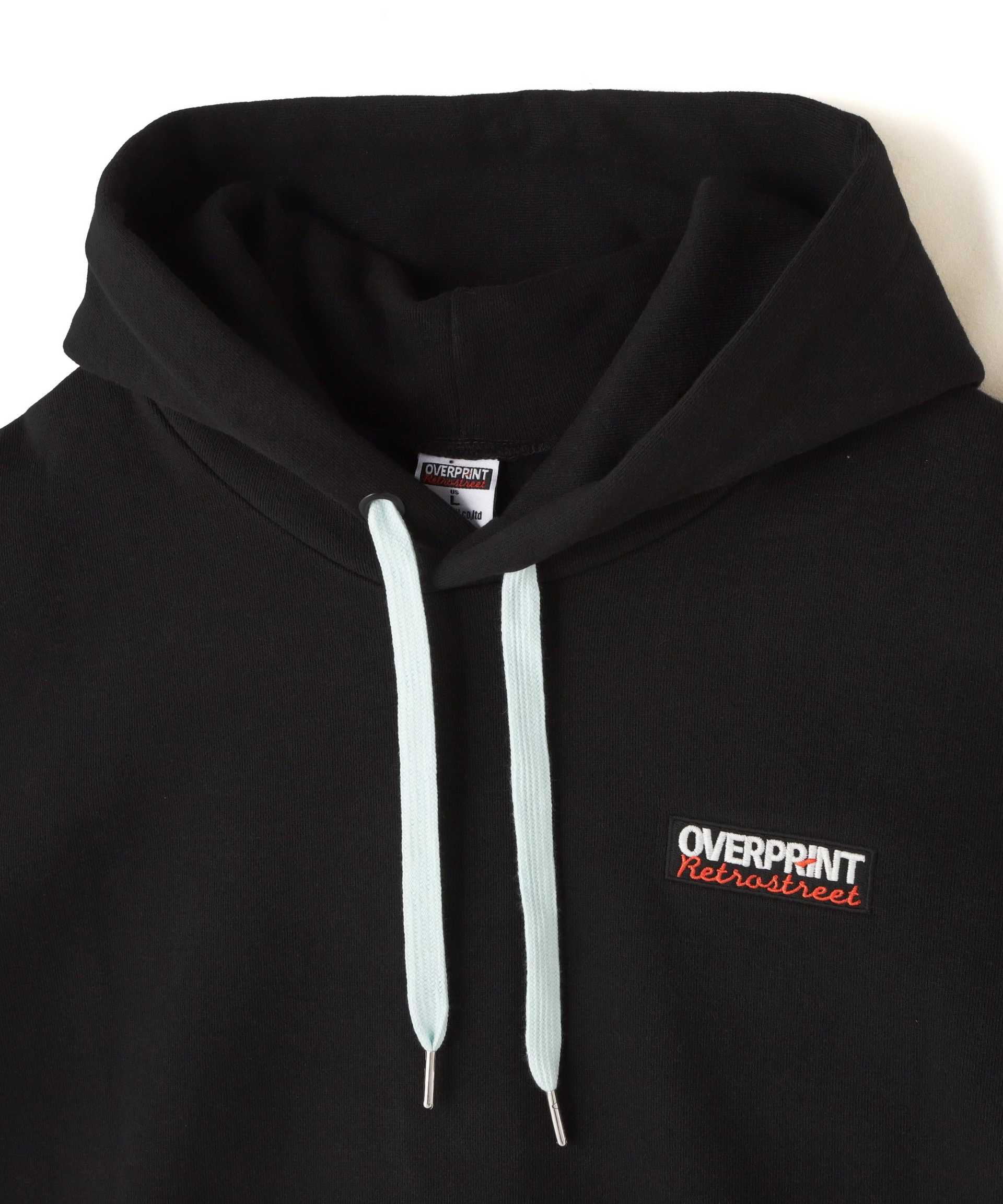 ovepint/オーバープリント/Deley Hoodie ブラック