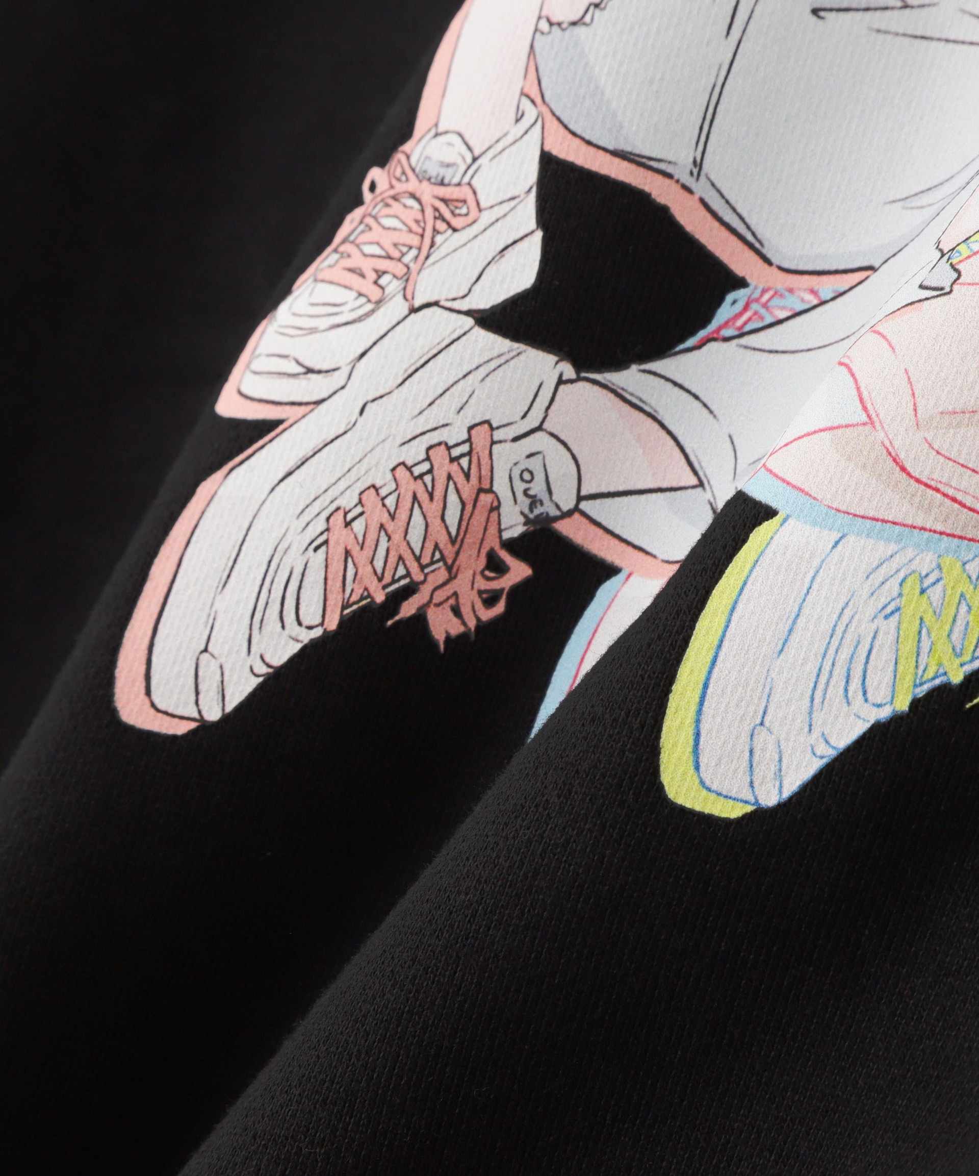ovepint/オーバープリント/Deley Hoodie ブラック