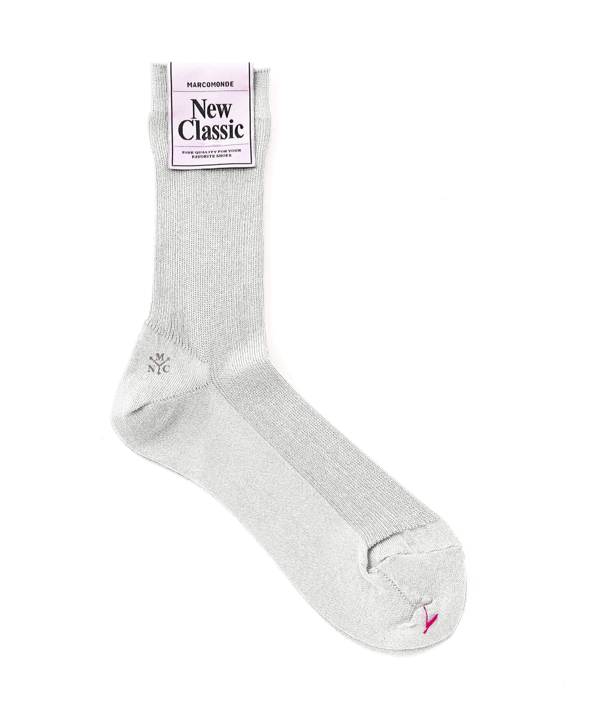MA>COMONDE（マルコモンド）glitte ied socks 20 ライトグレー3
