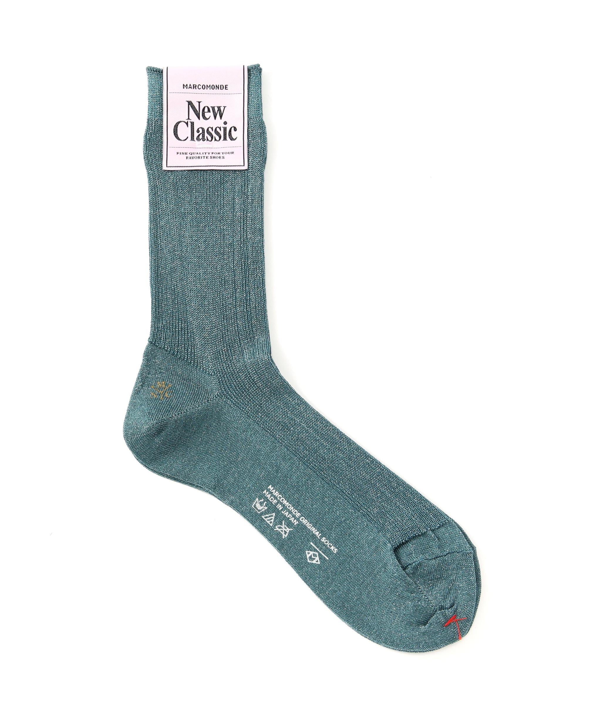 MA>COMONDE（マルコモンド）glitte ied socks 20 グリーン