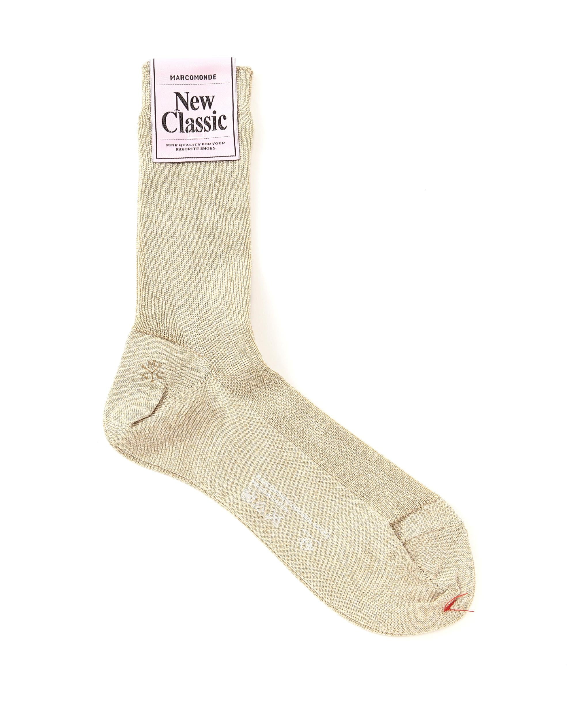 MA>COMONDE（マルコモンド）glitte ied socks 20 ゴールド