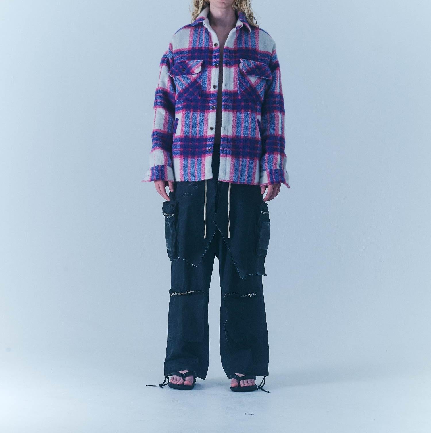 FR(13)NDS/フレンズ/Fake Layered Cargo Pants ブラック