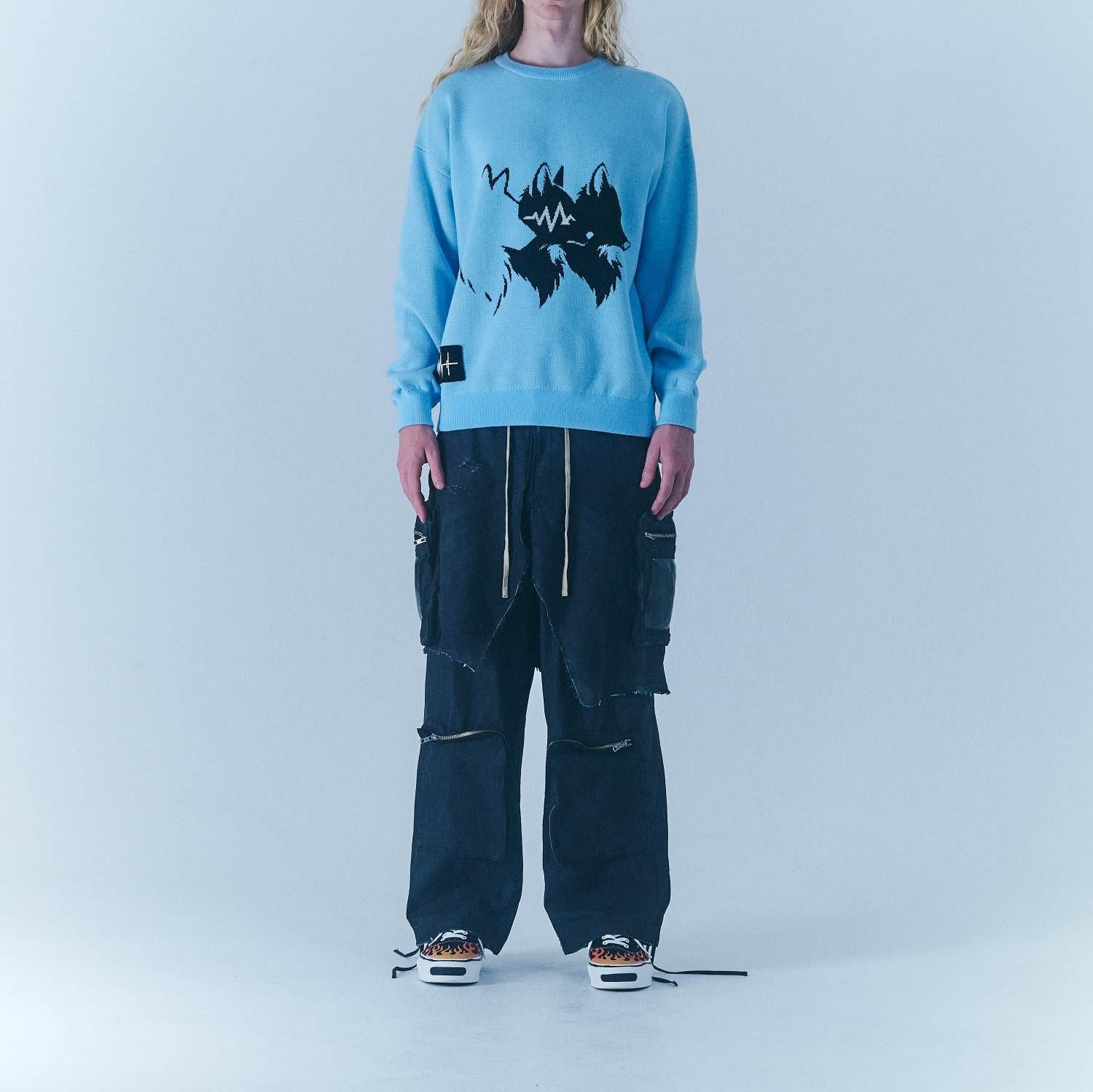 FR(13)NDS/フレンズ/Fake Layered Cargo Pants ブラック