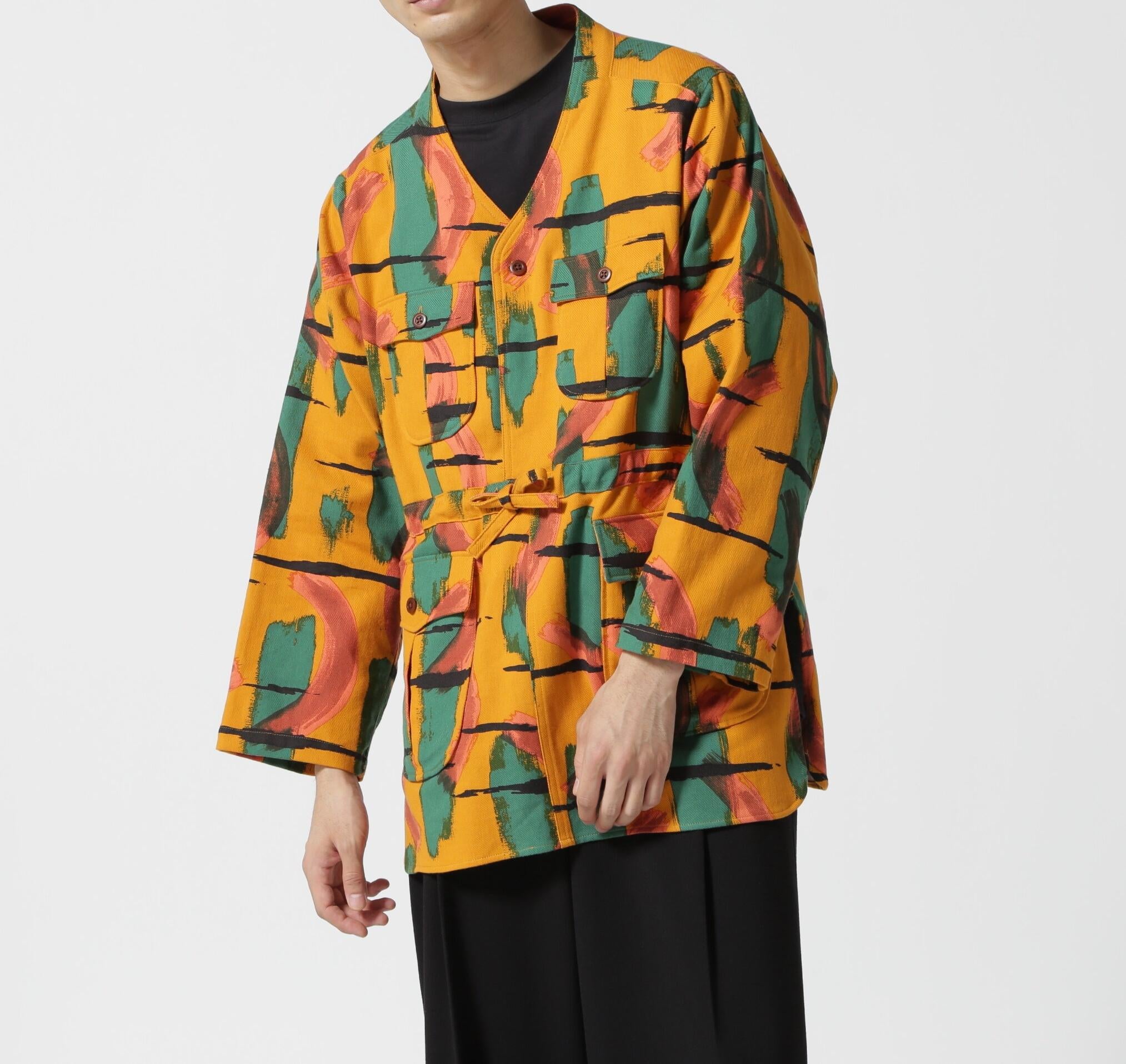 Sasquatchfabrix. / 50-21 RAME PULLOVER RIB SHIRT/XL/ウール/BRW/無地/21AW-SY9-004 Sasquatchfabrix./Sasquatch Fabric/Pullover Bush Shirt