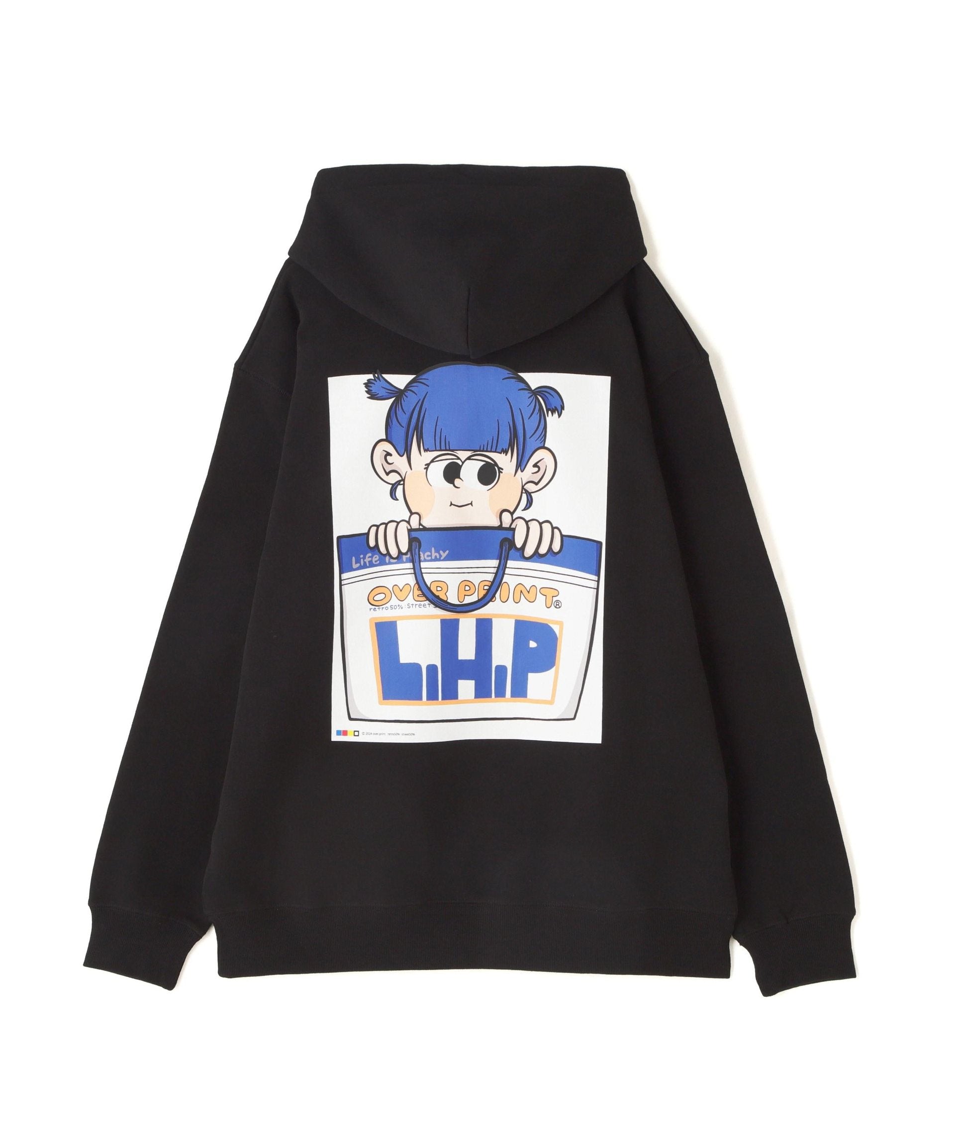 ovepint/オーバープリント/Shoppe Hoodie 2 ブラック
