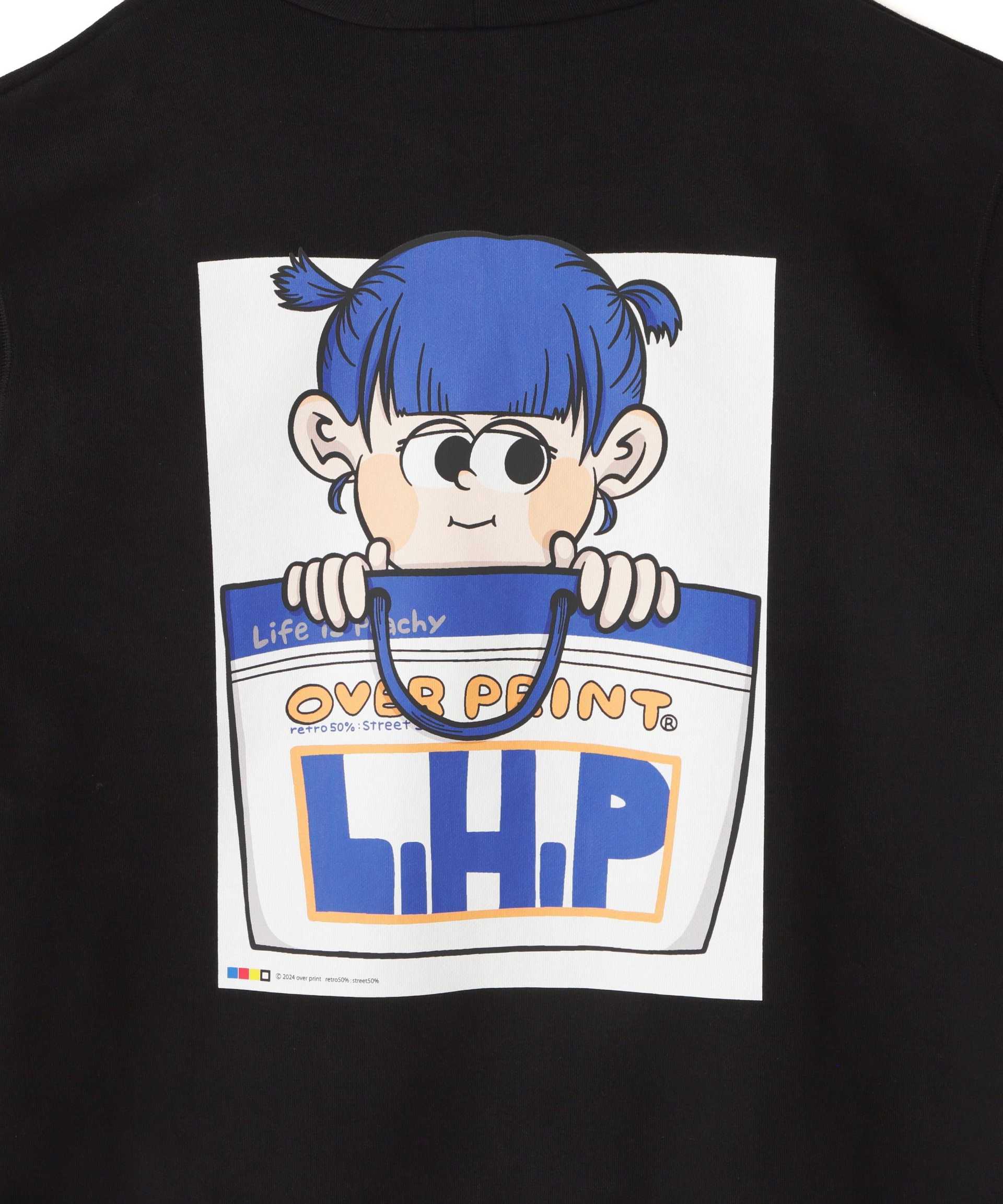ovepint/オーバープリント/Shoppe Hoodie 2 ブラック