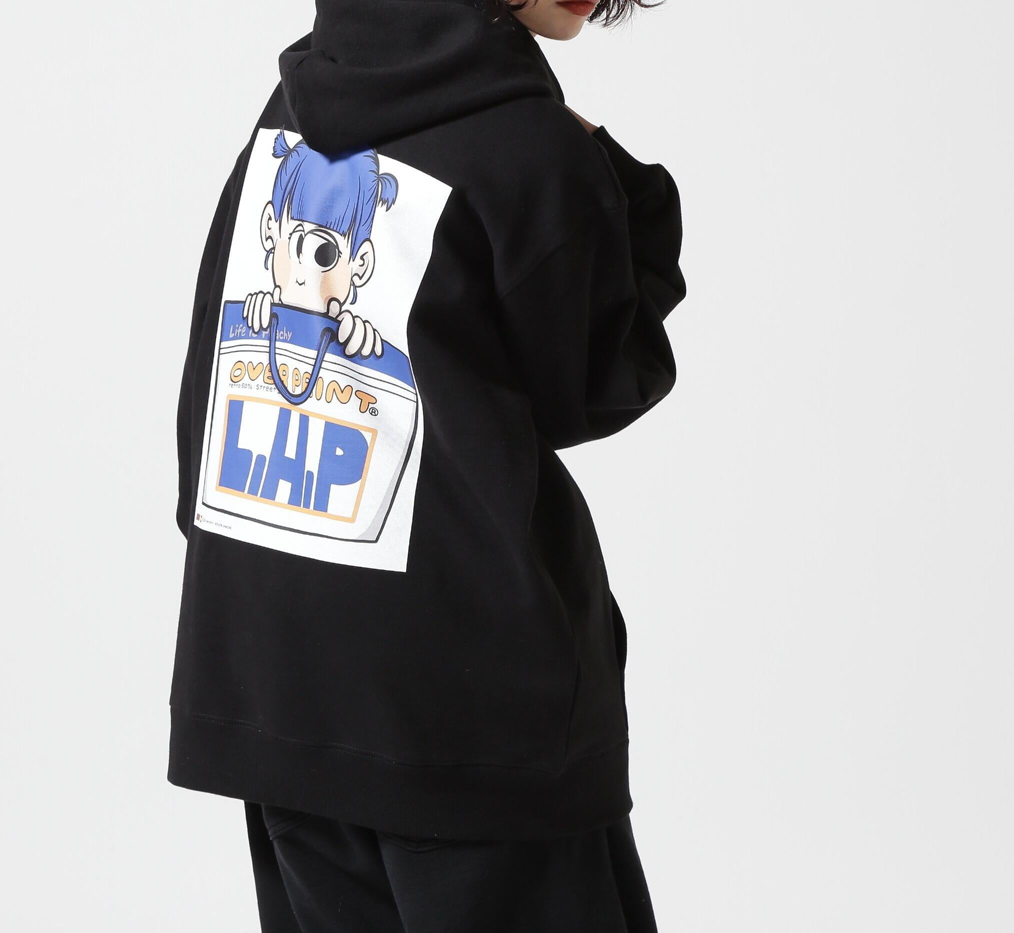 ovepint/オーバープリント/Shoppe Hoodie 2 ブラック