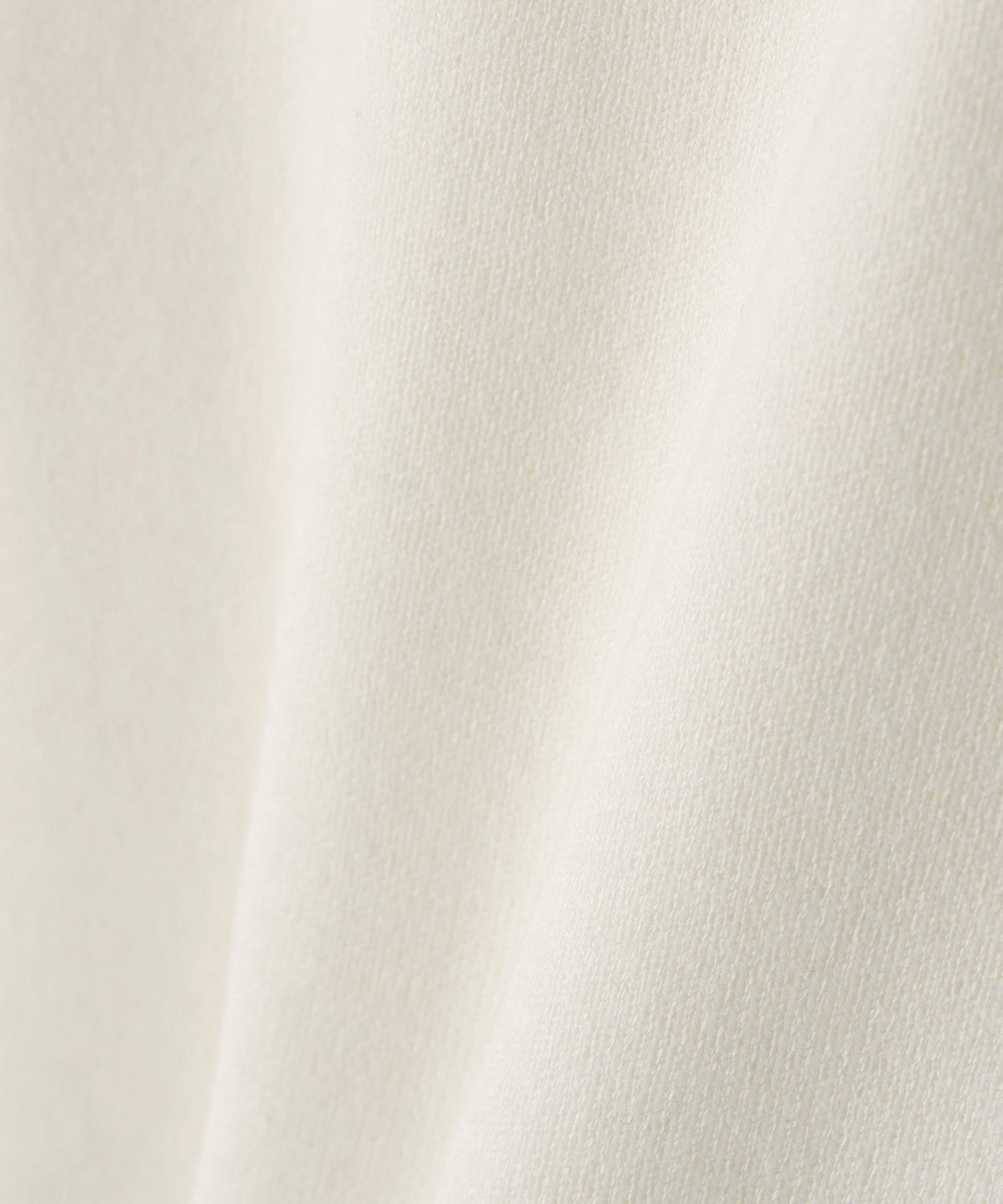 プリーツスリーブニット オフホワイト1