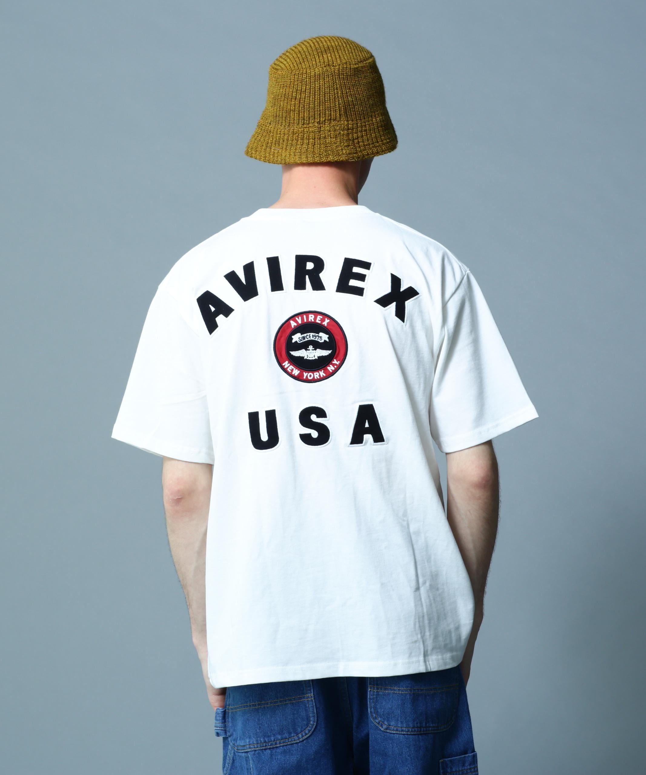 VARSITY LOGO T-SHIRT 2.0 / バーシティ ロゴ Tシャツ2.0 / AVIREX / アヴィレックス  オフホワイト3
