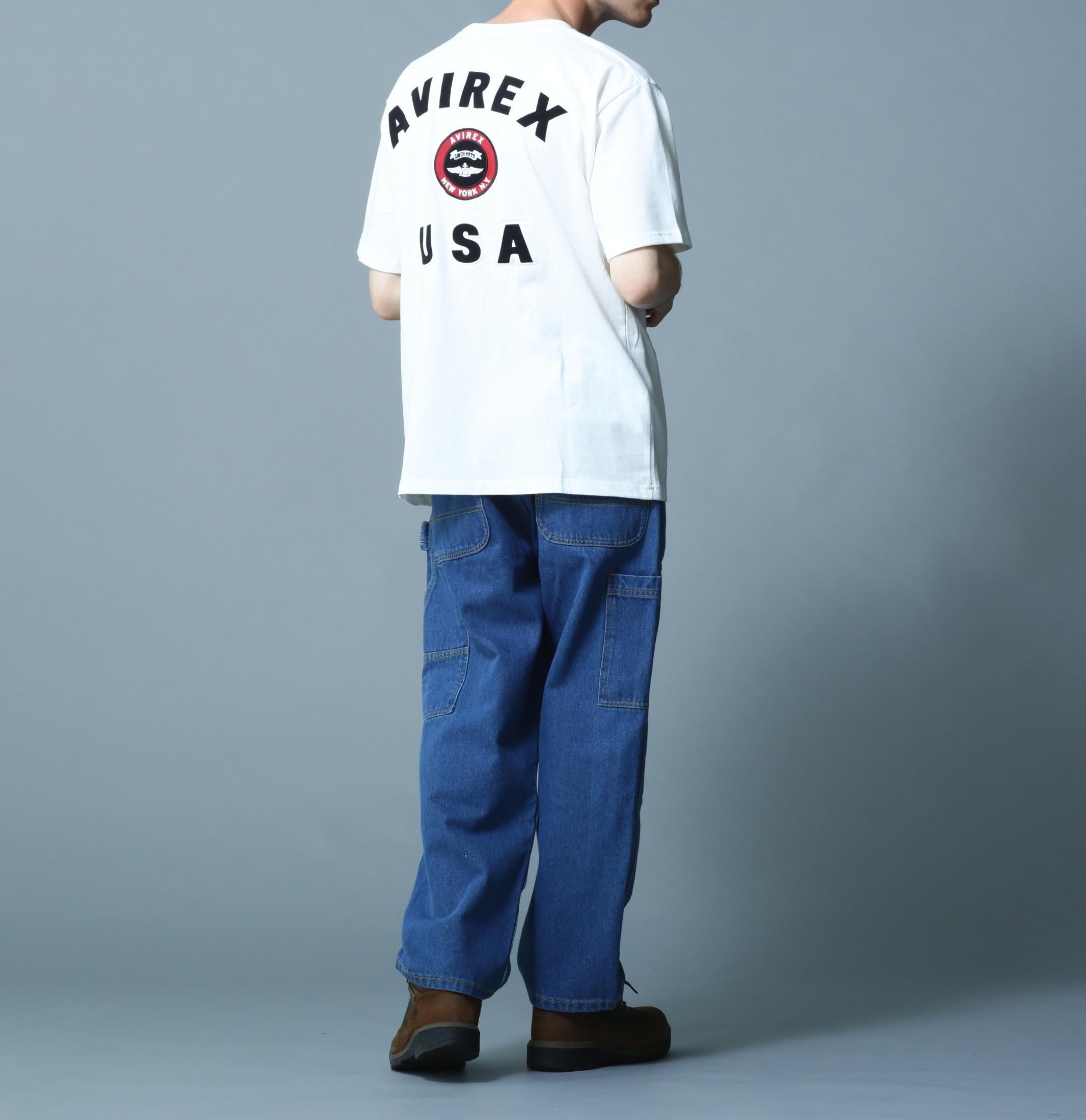 VARSITY LOGO T-SHIRT 2.0 / バーシティ ロゴ Tシャツ2.0 / AVIREX / アヴィレックス  オフホワイト3