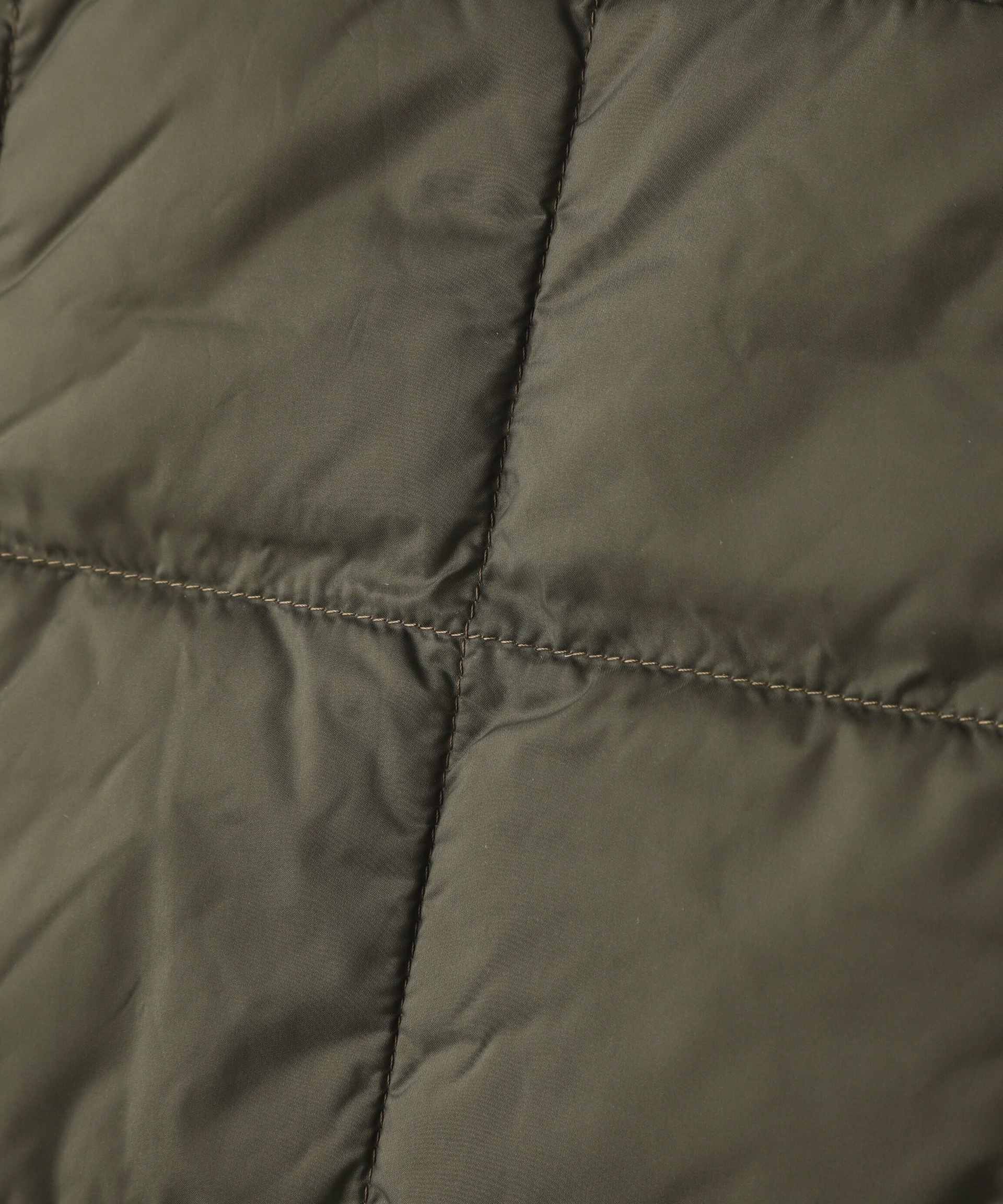 TAION/タイオン/V NECK RUTTON DOWN VEST ダークオリーブ3
