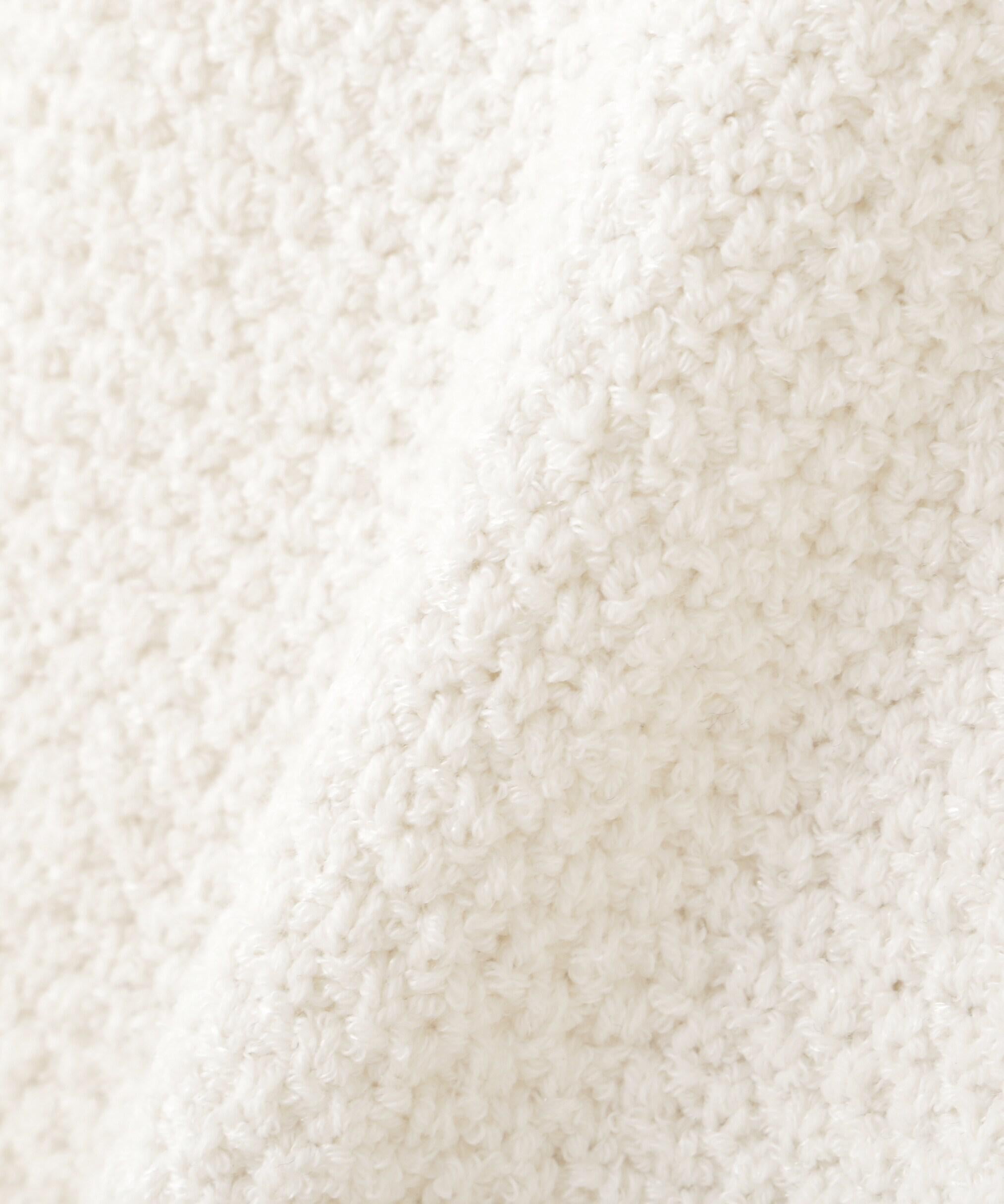 エリツキツイードニットカーディガン エクリュ1