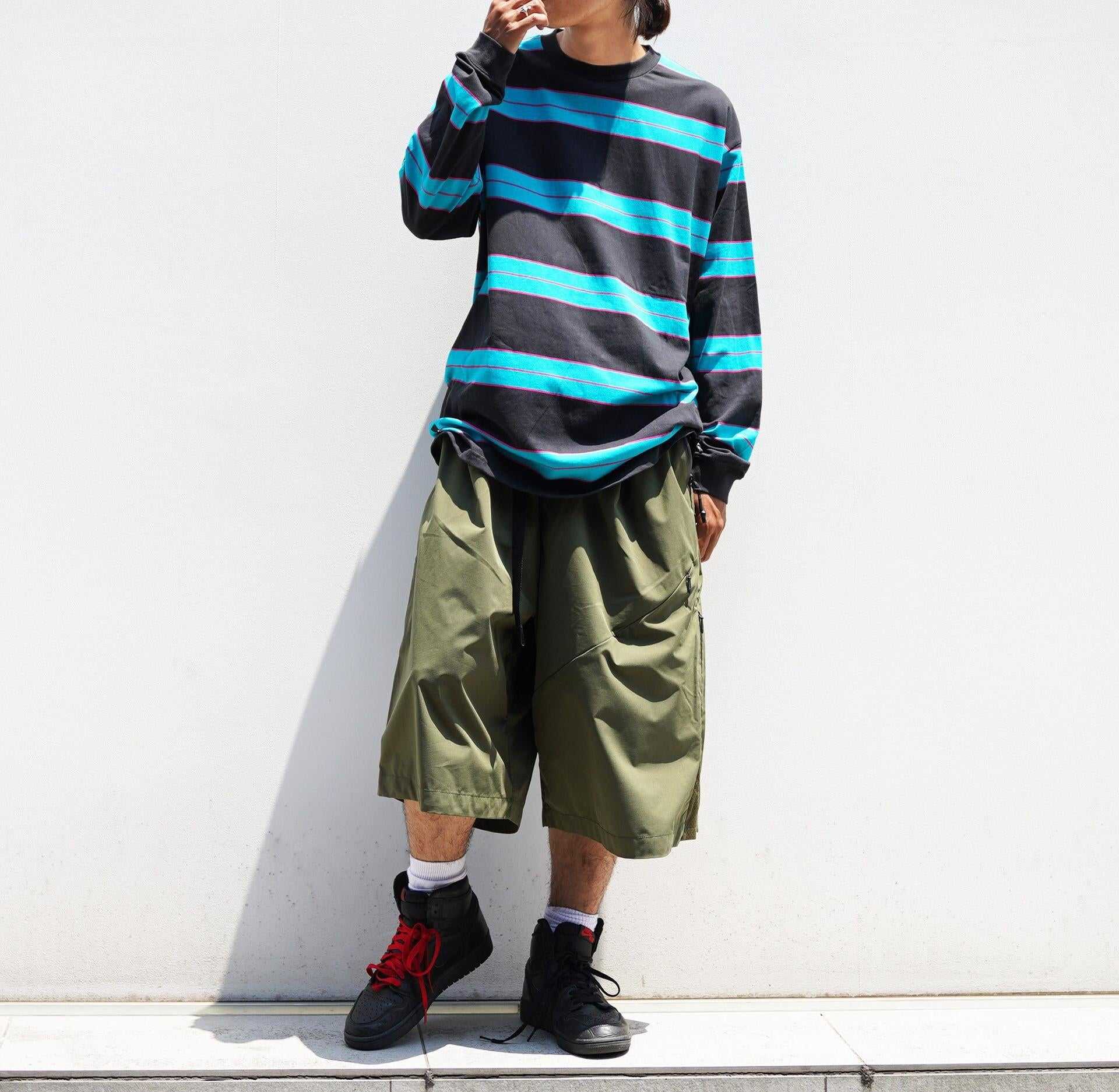 MANASTASH/マナスタッシュ/ARE>DEEN L/S TEE/アバディーンロングスリーブT ブラック