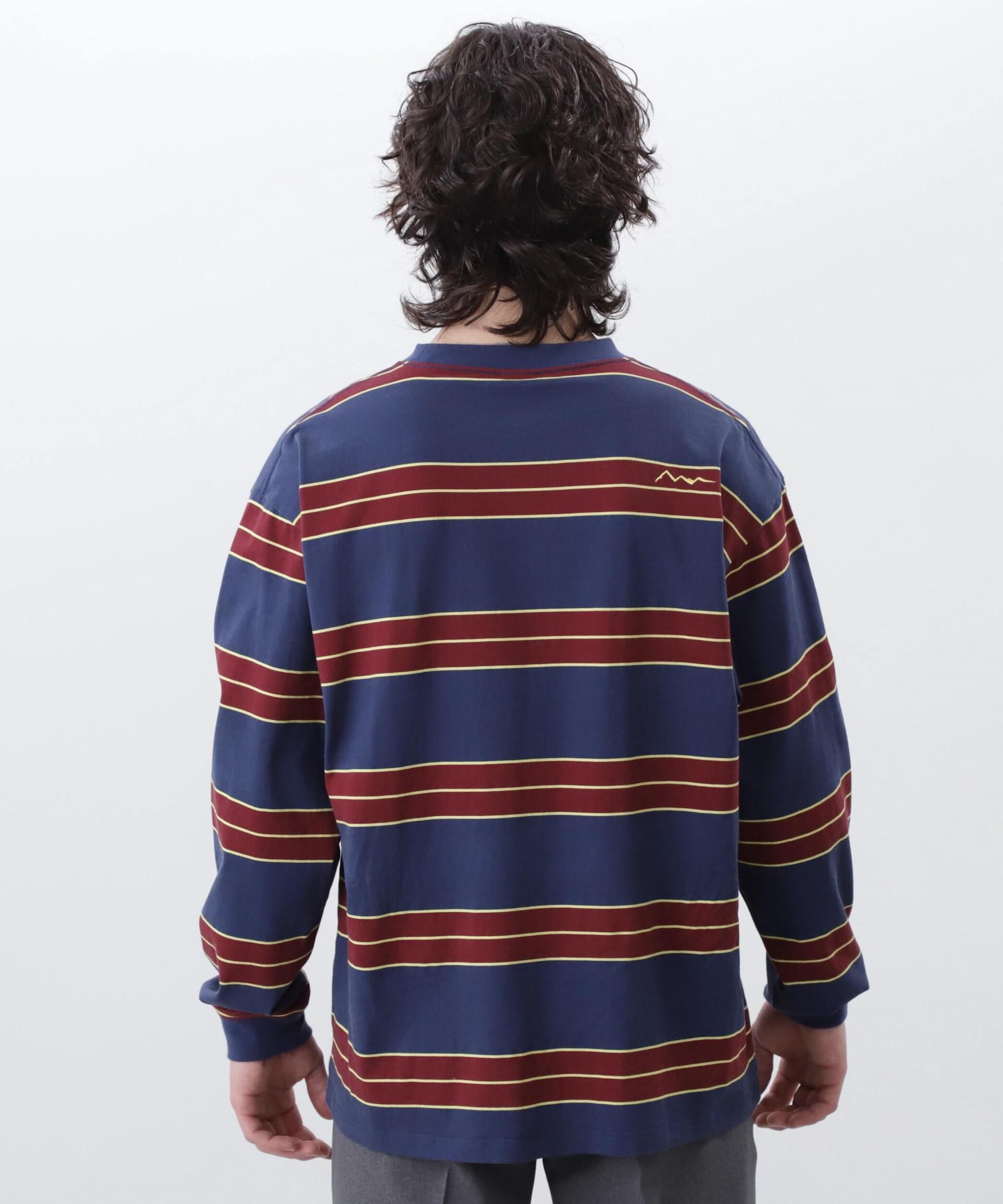 MANASTASH/マナスタッシュ/ARE>DEEN L/S TEE/アバディーンロングスリーブT ネイビー