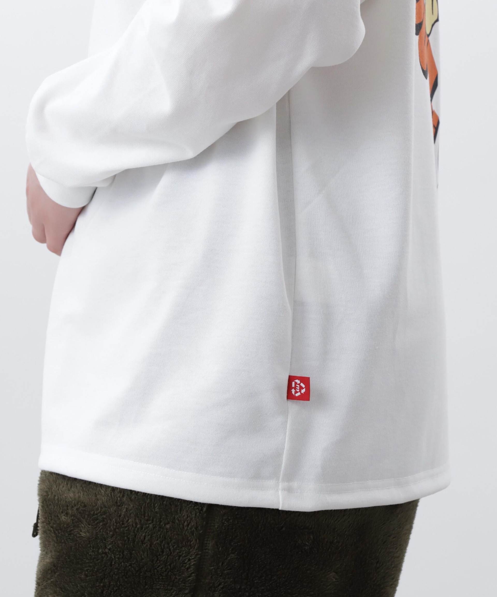 MANASTASH/マナスタッシュ/>E:POLY  L/S TEE 24H>S ホワイト