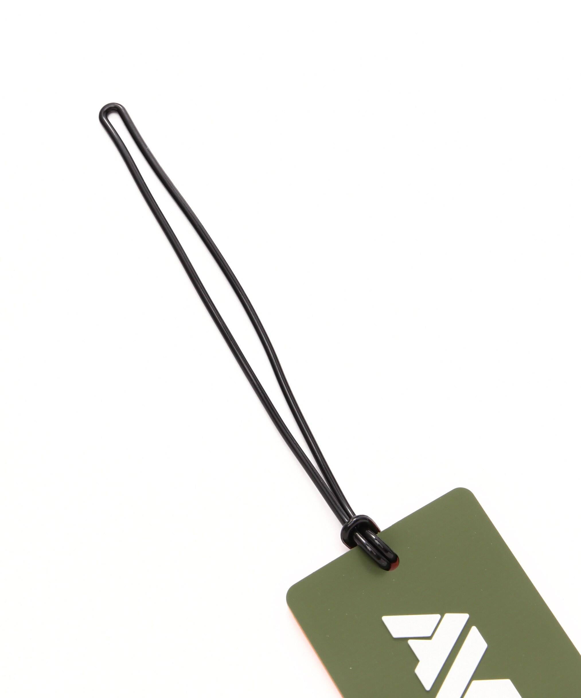 AVI>EX LUGGAGE TAG LOGO / アヴィレックス ラゲッジタグ ロゴ オリーブ