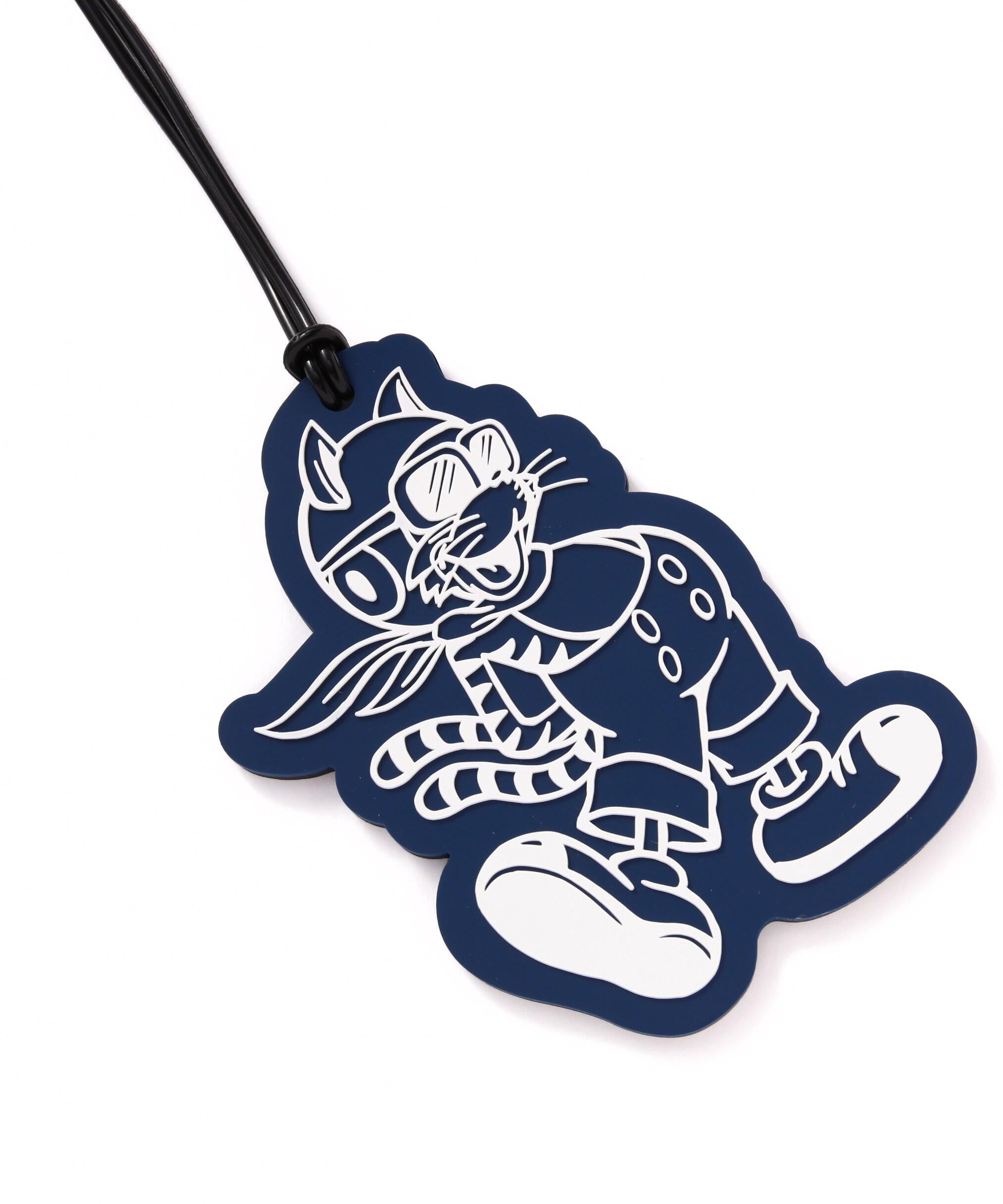 AVI>EX LUGGAGE TAG TOMCAT / アヴィレックス ラゲッジタグ トムキャット ネイビー