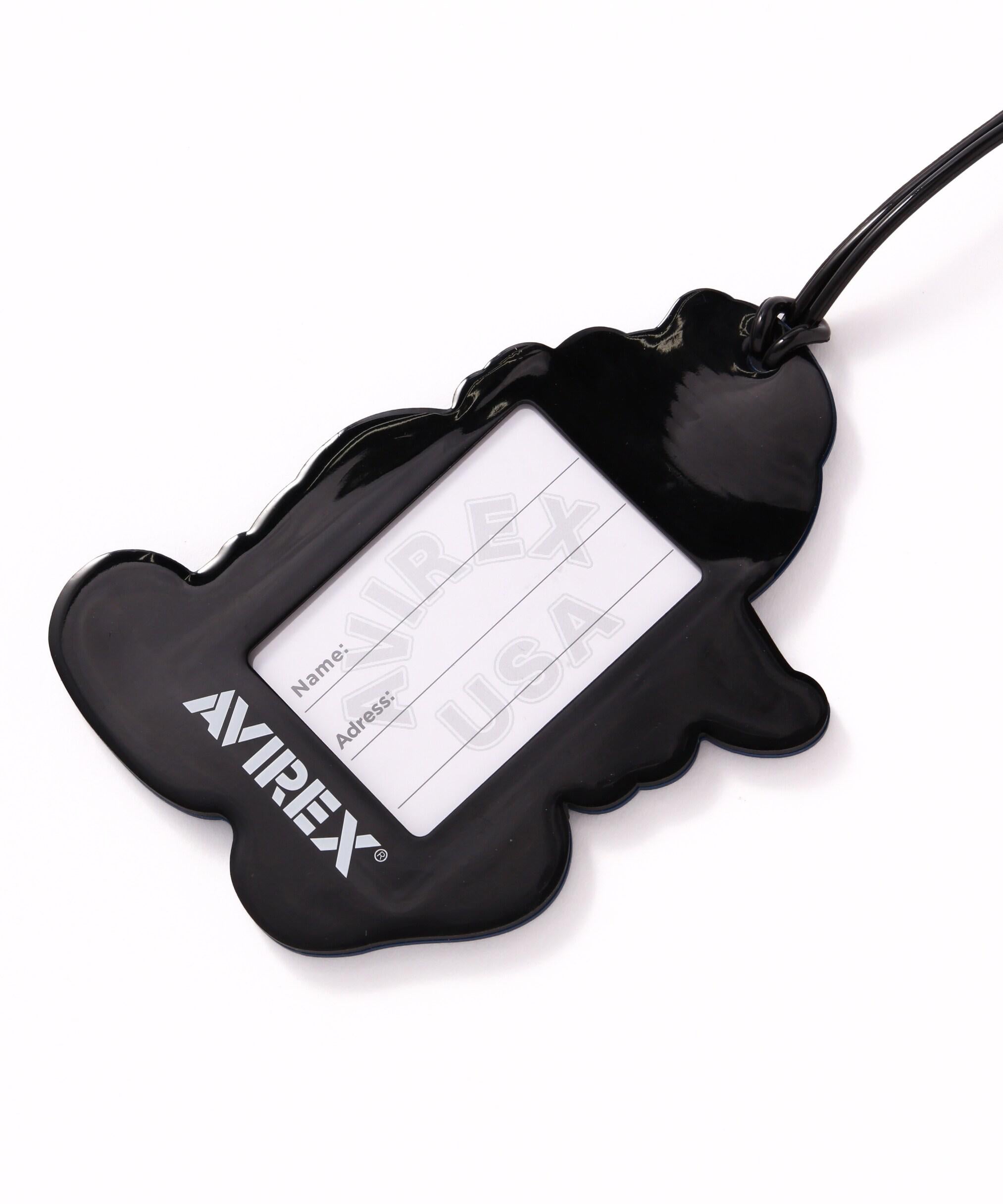 AVI>EX LUGGAGE TAG TOMCAT / アヴィレックス ラゲッジタグ トムキャット ネイビー