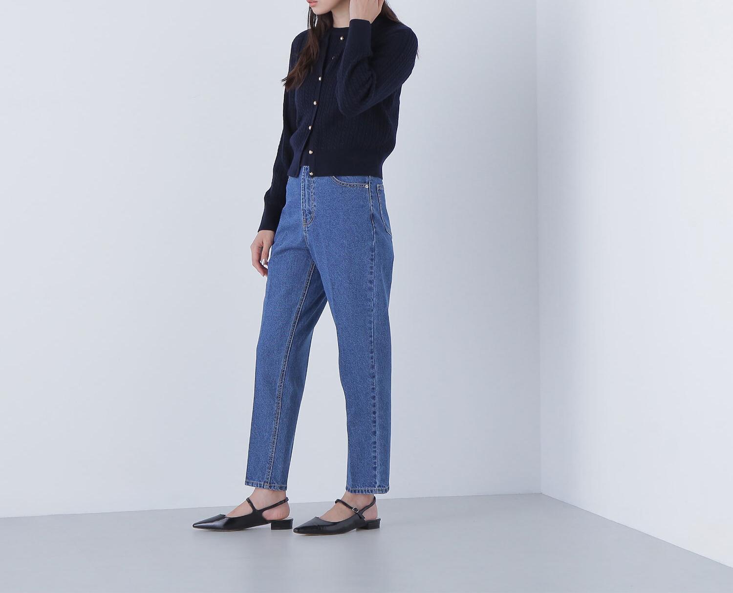 ＜CLASSY.12月号 お仕事名品Award 2025＞「トップス賞」3シーズン無敵アンサンブル ネイビー