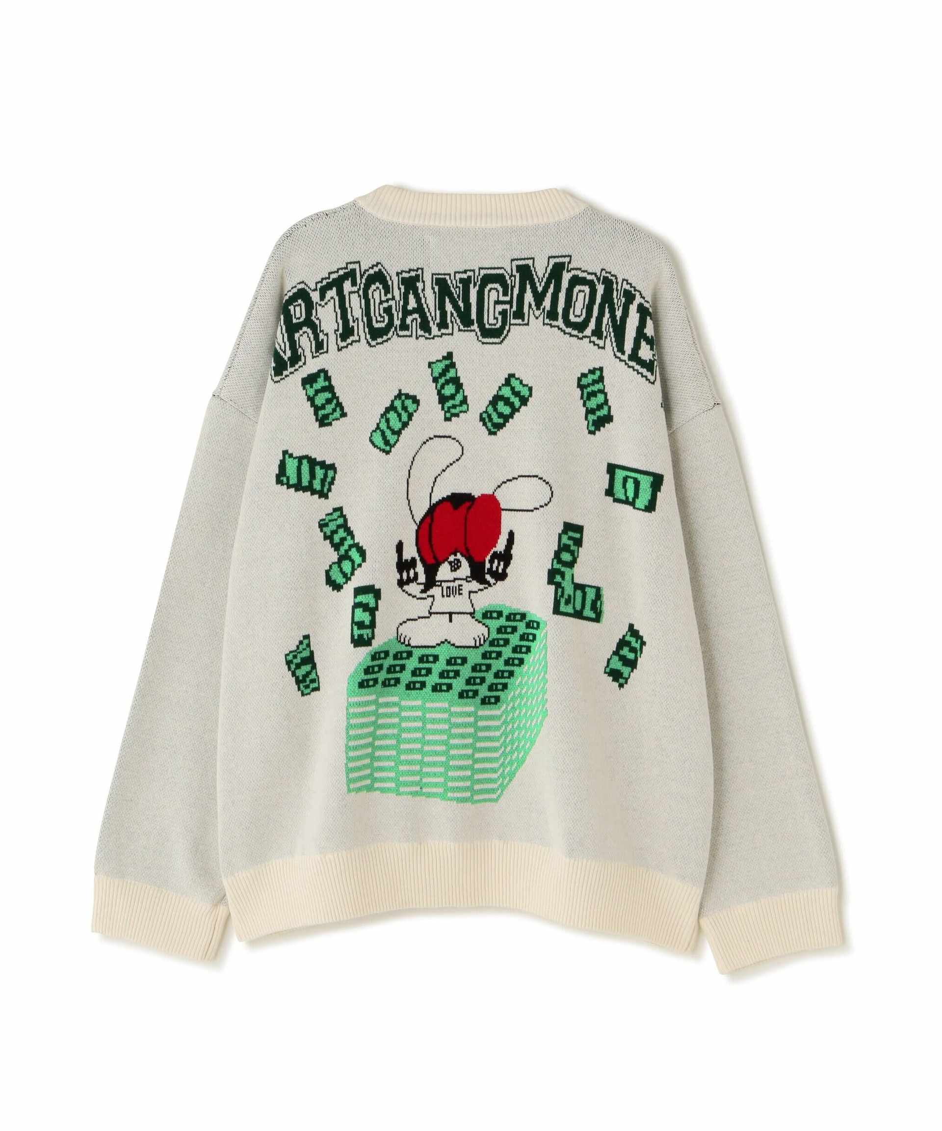SKOLOCT×WHITELAND/スコロクト×ホワイトランド/DOLLA> PULL KNIT アイボリー2