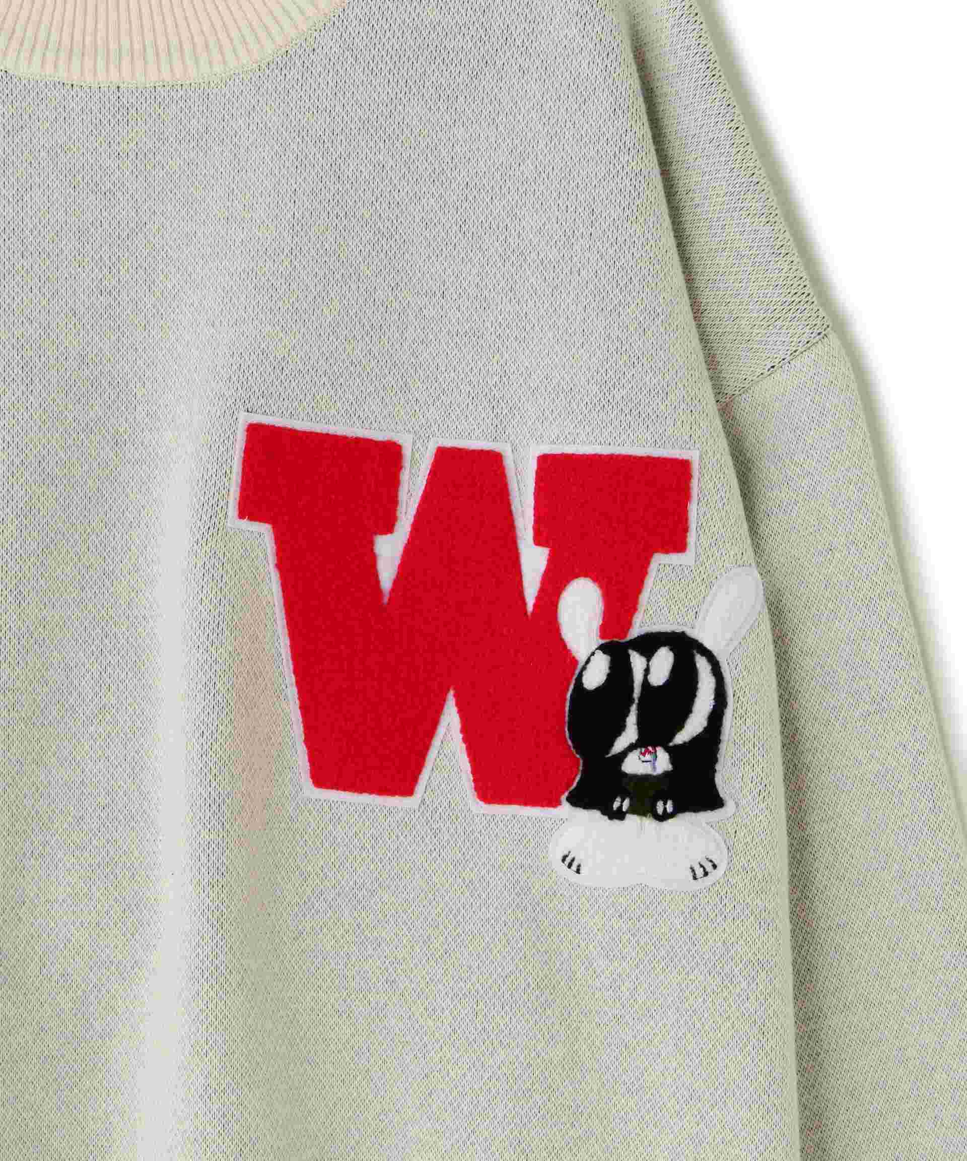 SKOLOCT×WHITELAND/スコロクト×ホワイトランド/DOLLA> PULL KNIT アイボリー2